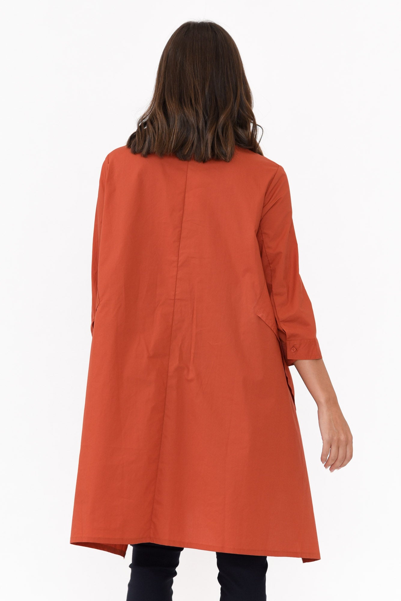 Colson Rust Cotton Tunic