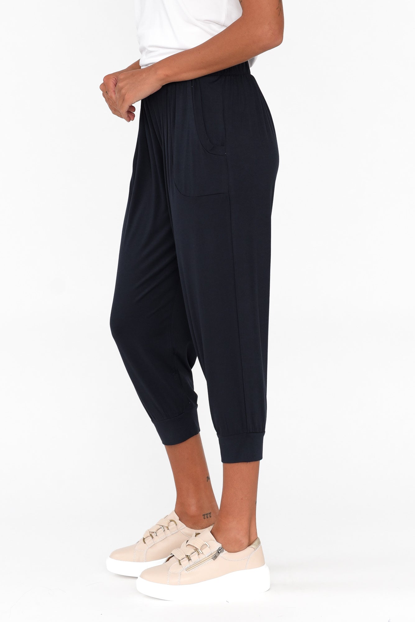 Deep Navy Tokyo Slouch Pant