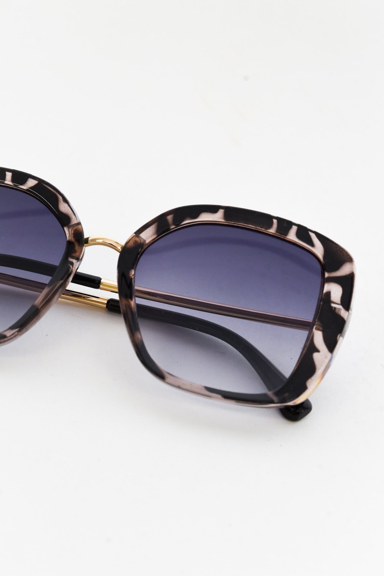 Janette Grey Tortoiseshell Sunglasses