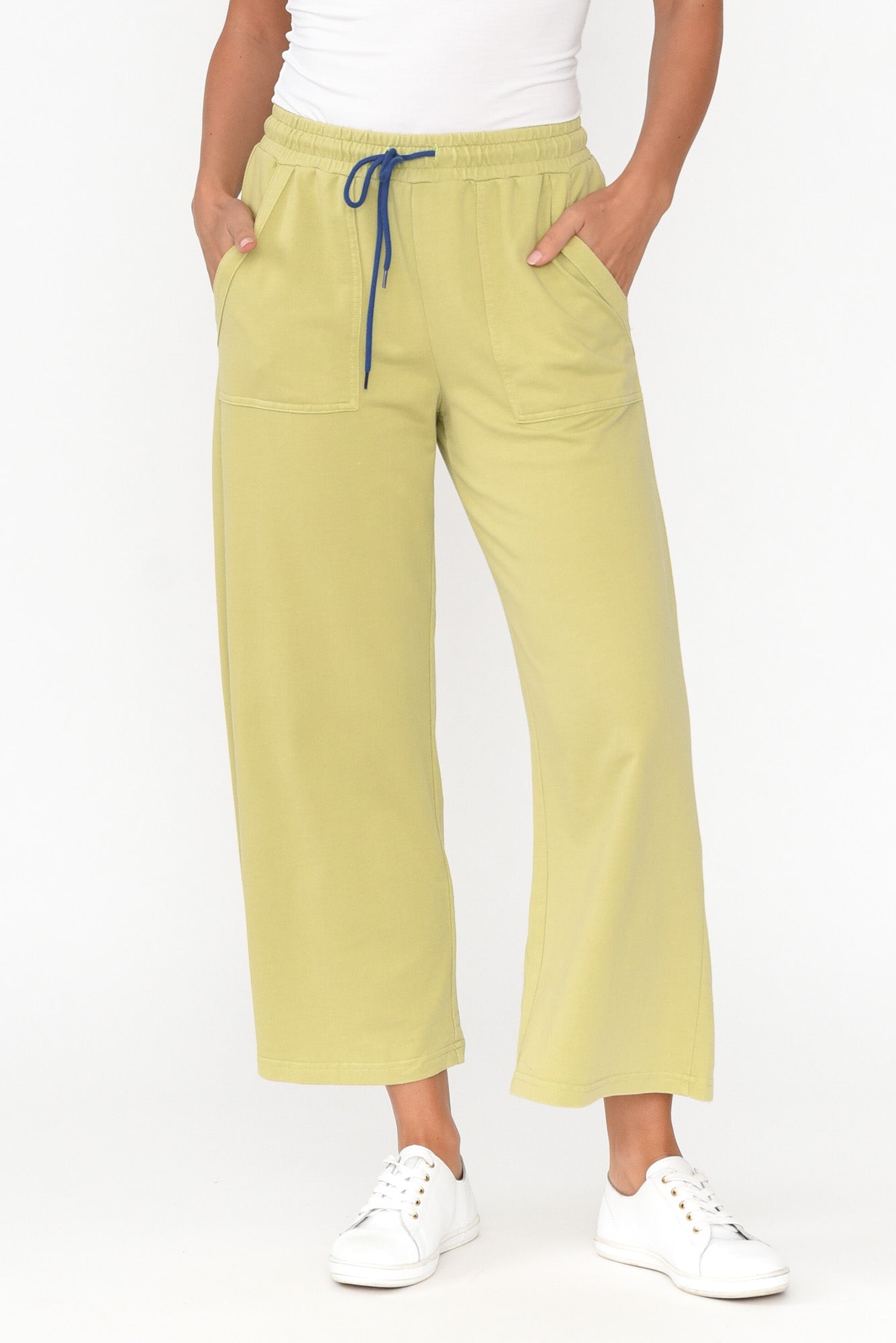 Mariam Green Relaxed Track Pant