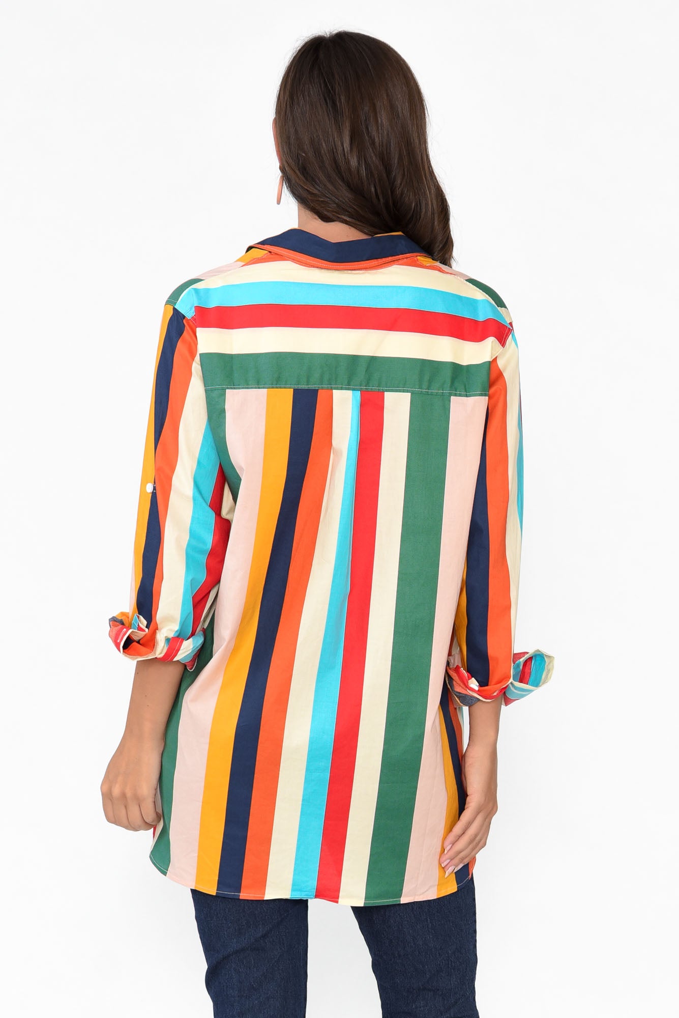 Lenka Multi Stripe Cotton Shirt