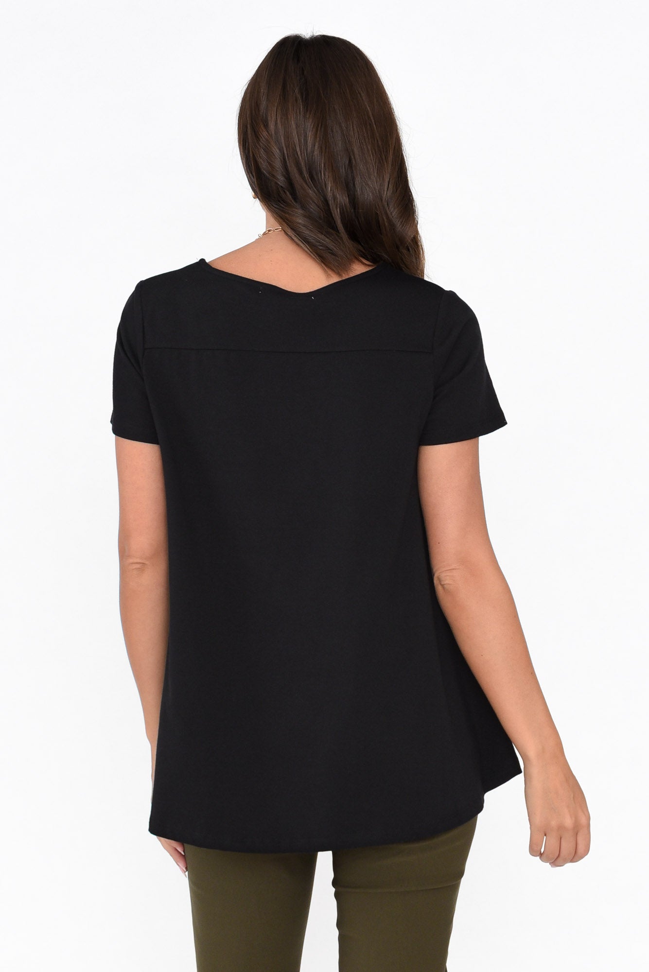 Montreal Black Cotton Tee