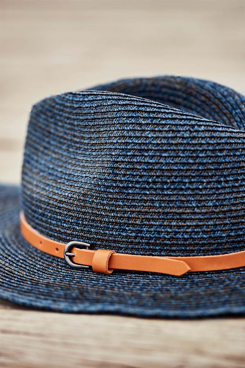 Bruny Blue Raffia Cowboy