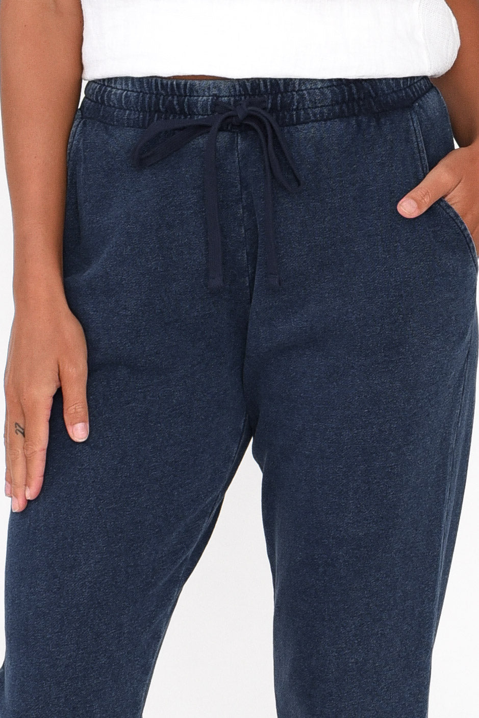 Heidi Indigo Cuffed Jogger Pant