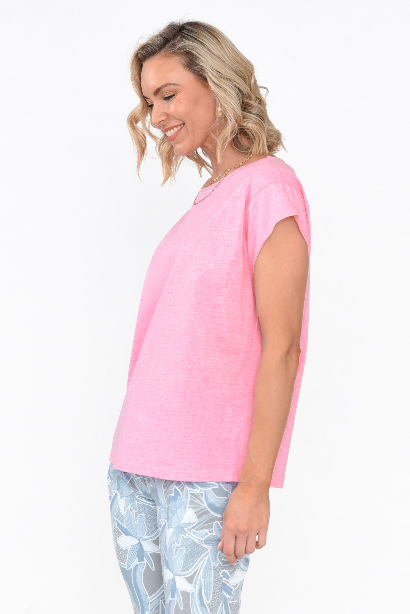 Marlin Pink Wash Cotton Tee