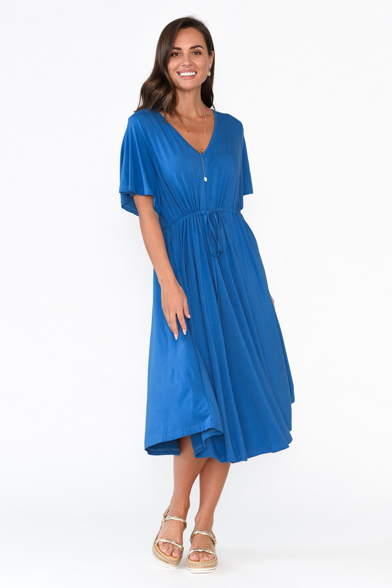 Billine Cobalt Bamboo Dress
