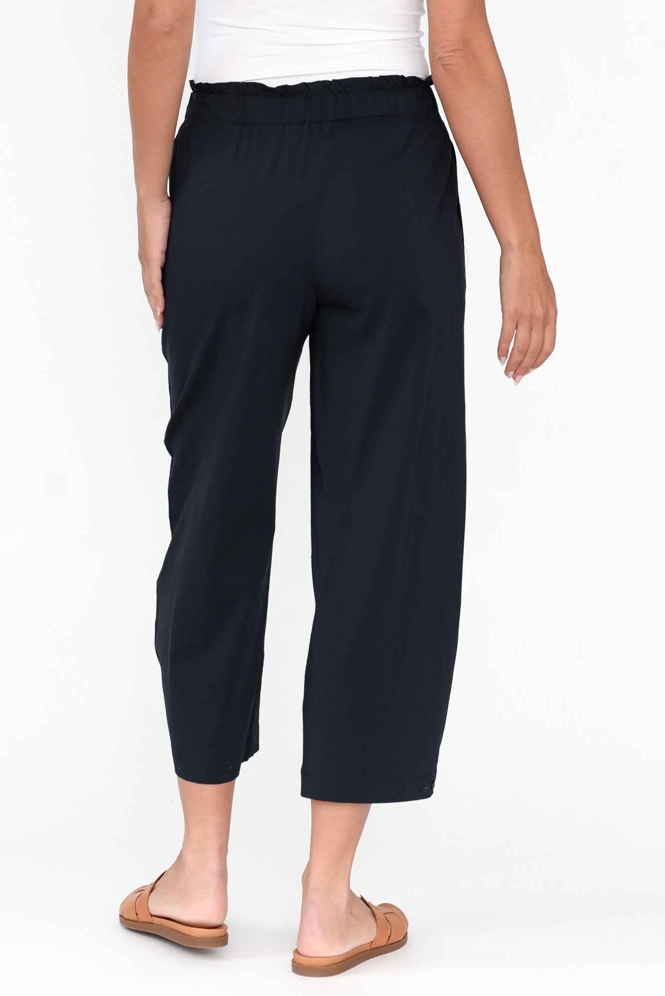 Carlton Navy Convertible Cropped Pant