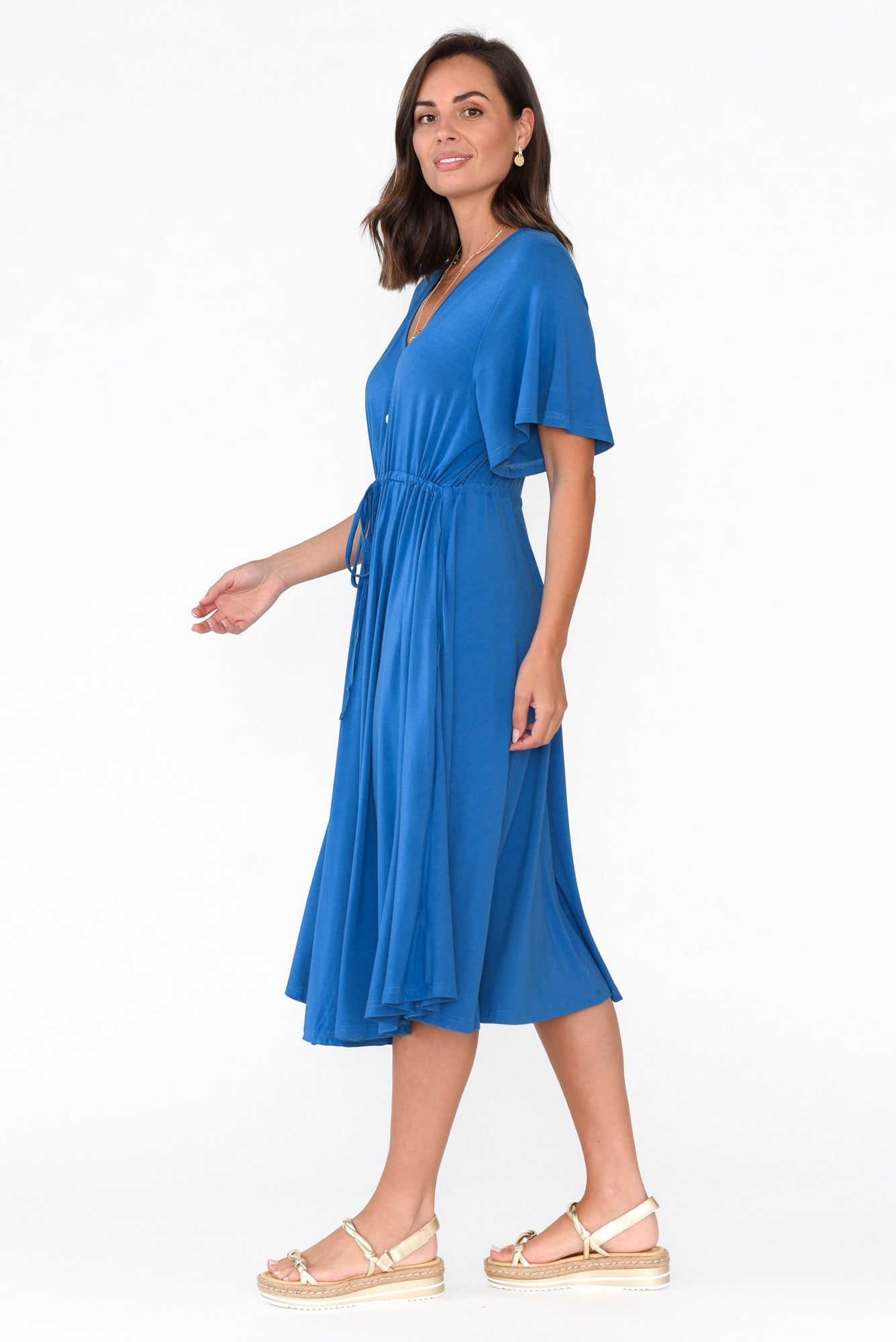 Billine Cobalt Bamboo Dress