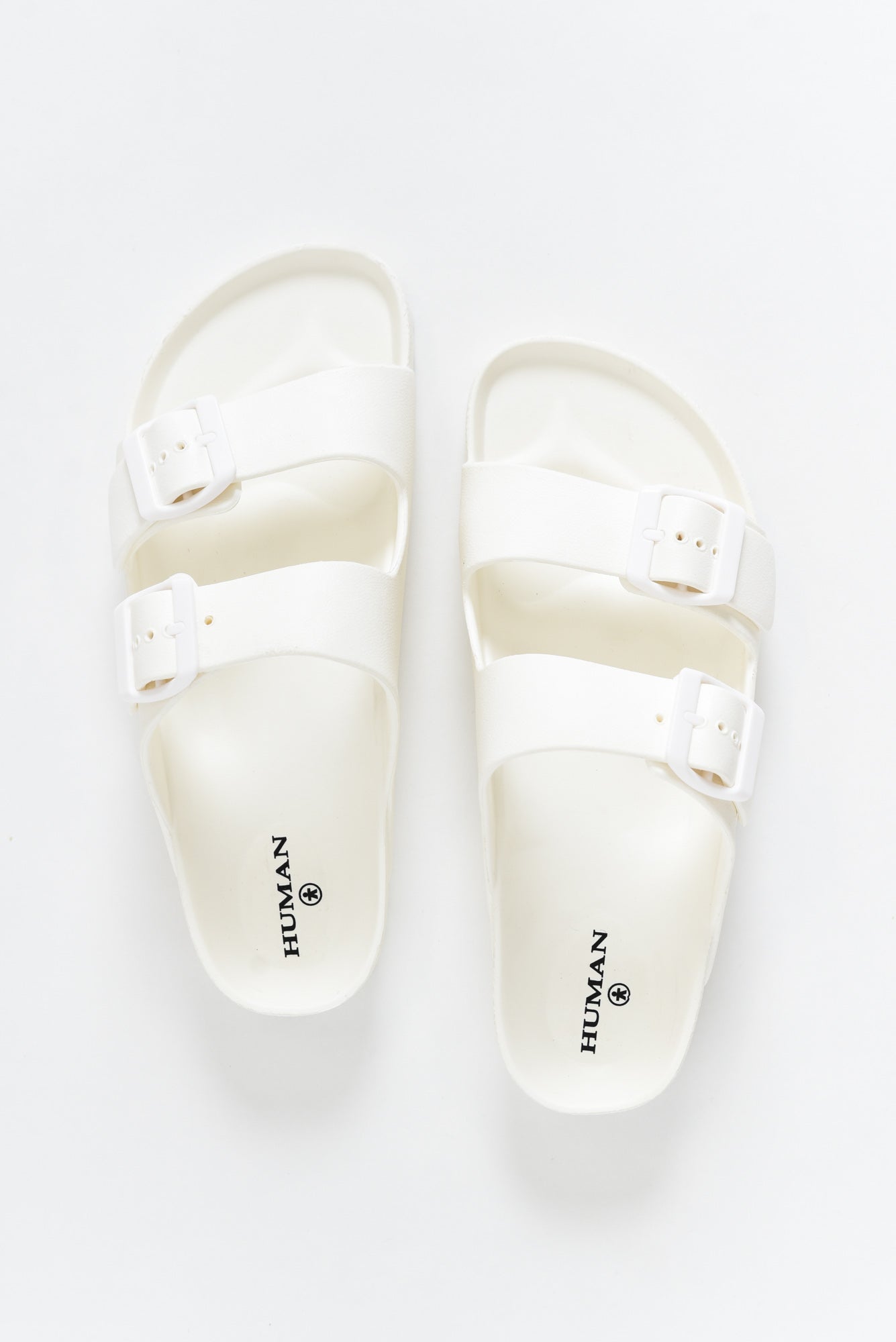 Ripe White Buckle Slide