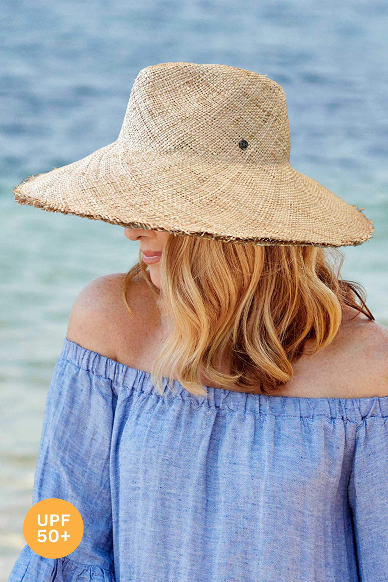 Sorrento Natural Bao Straw Fedora