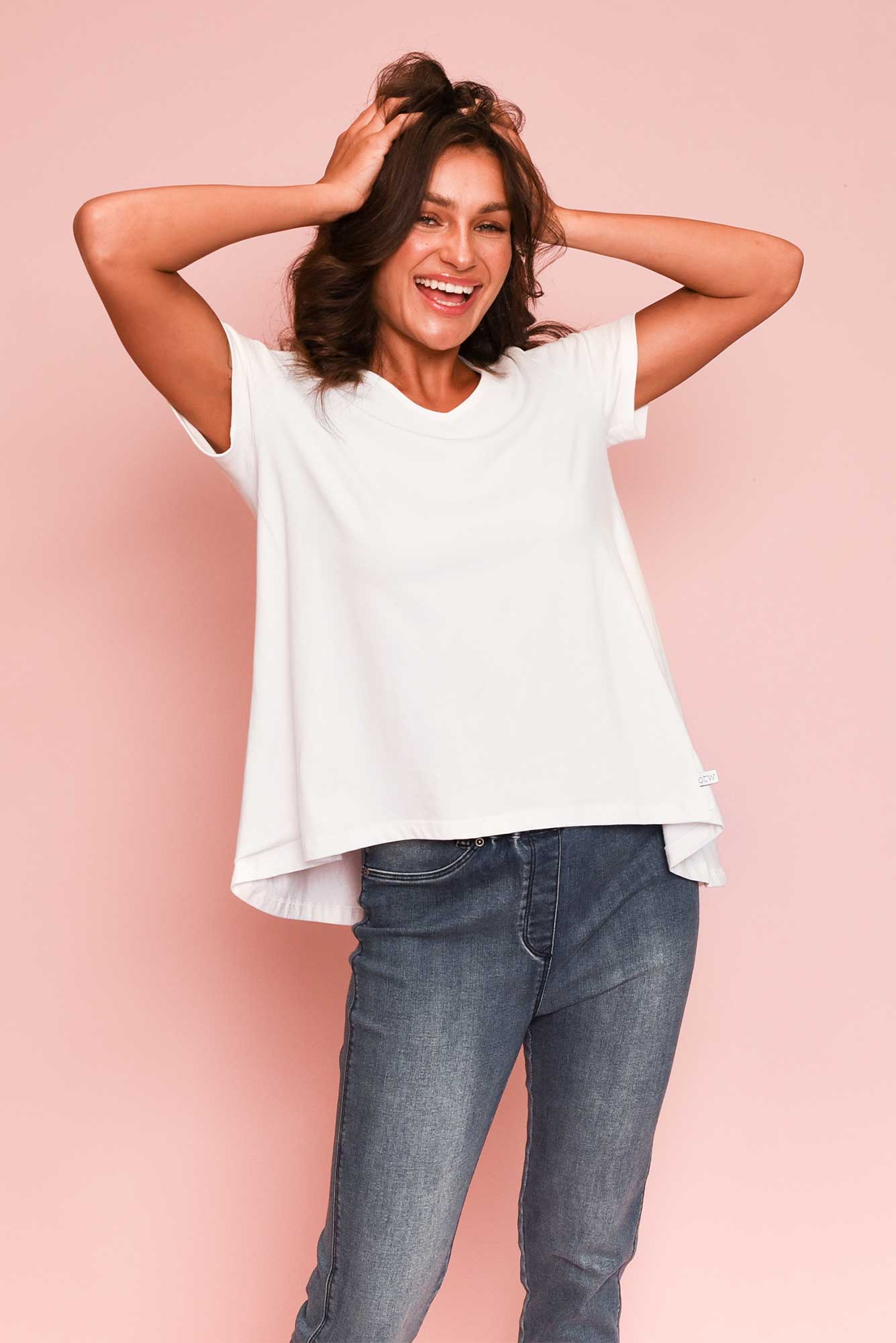 Montreal White Cotton Tee