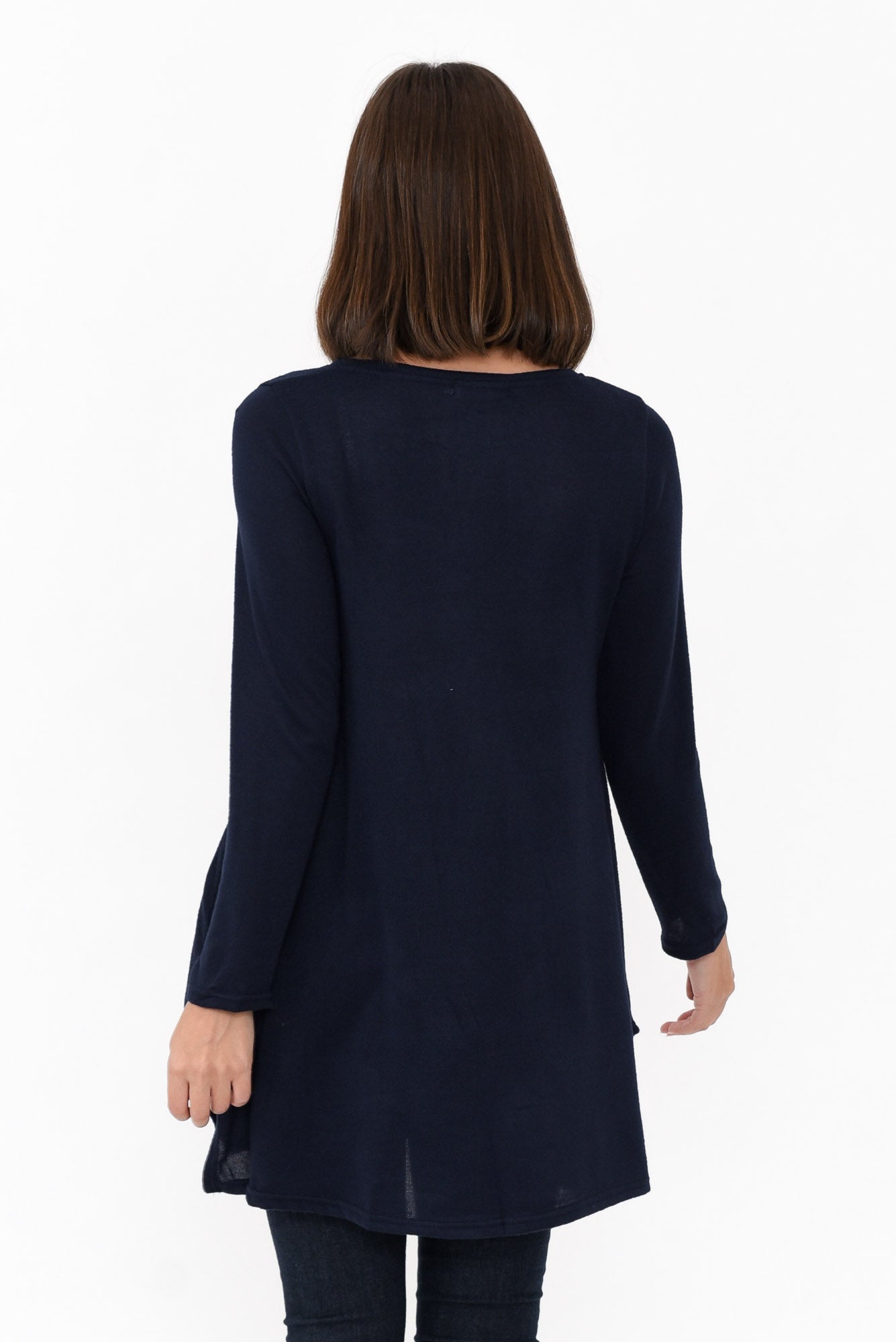 Dylan Navy Knit Tunic