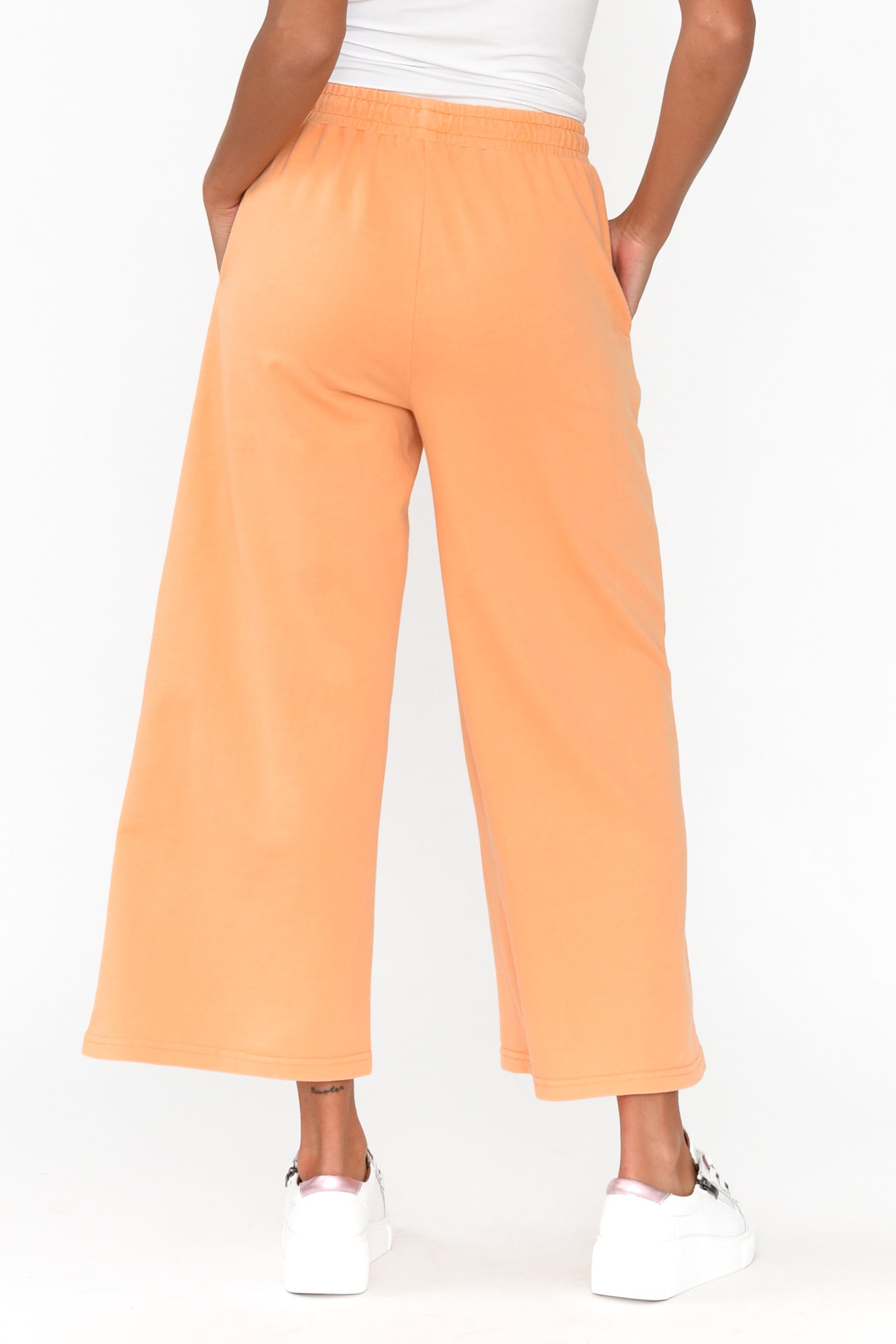 Mariam Orange Relaxed Track Pant