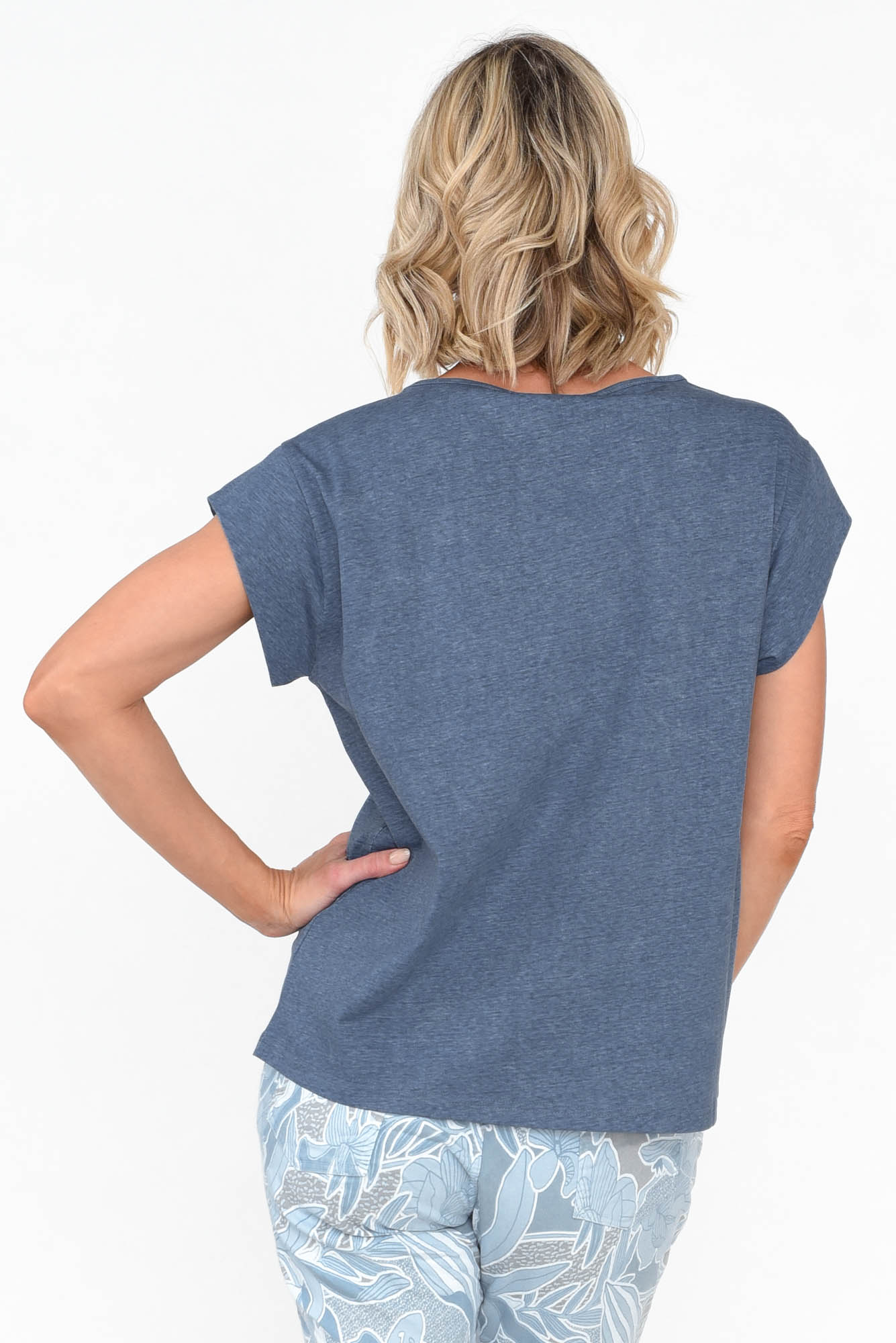 Marlin Blue Wash Cotton Tee