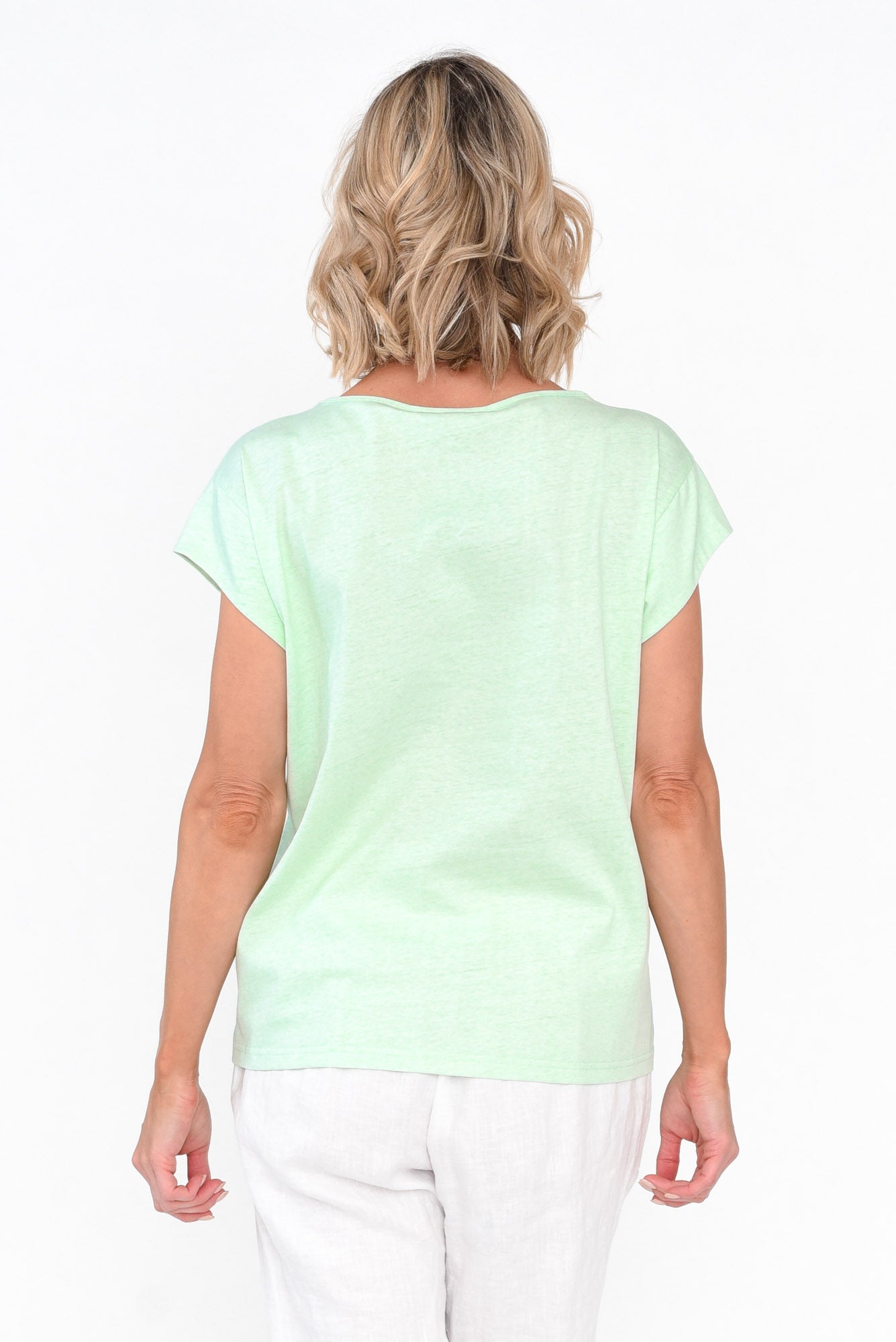 Marlin Green Wash Cotton Tee