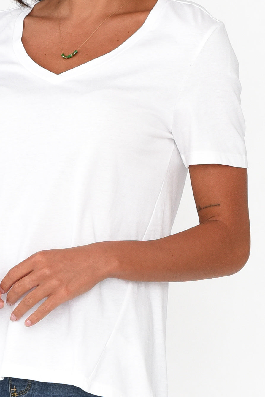 Luella White Cotton Tee