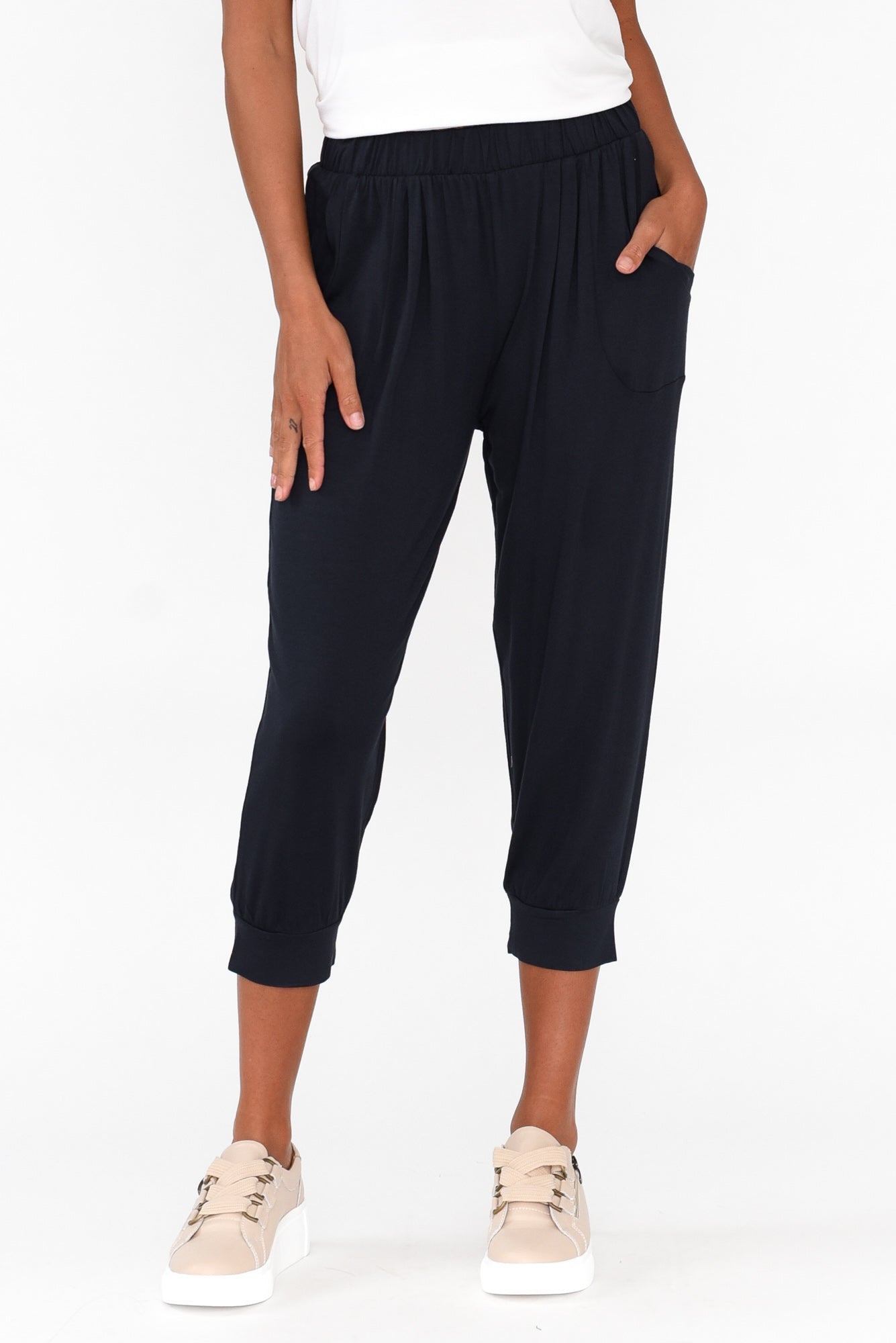 Deep Navy Tokyo Slouch Pant