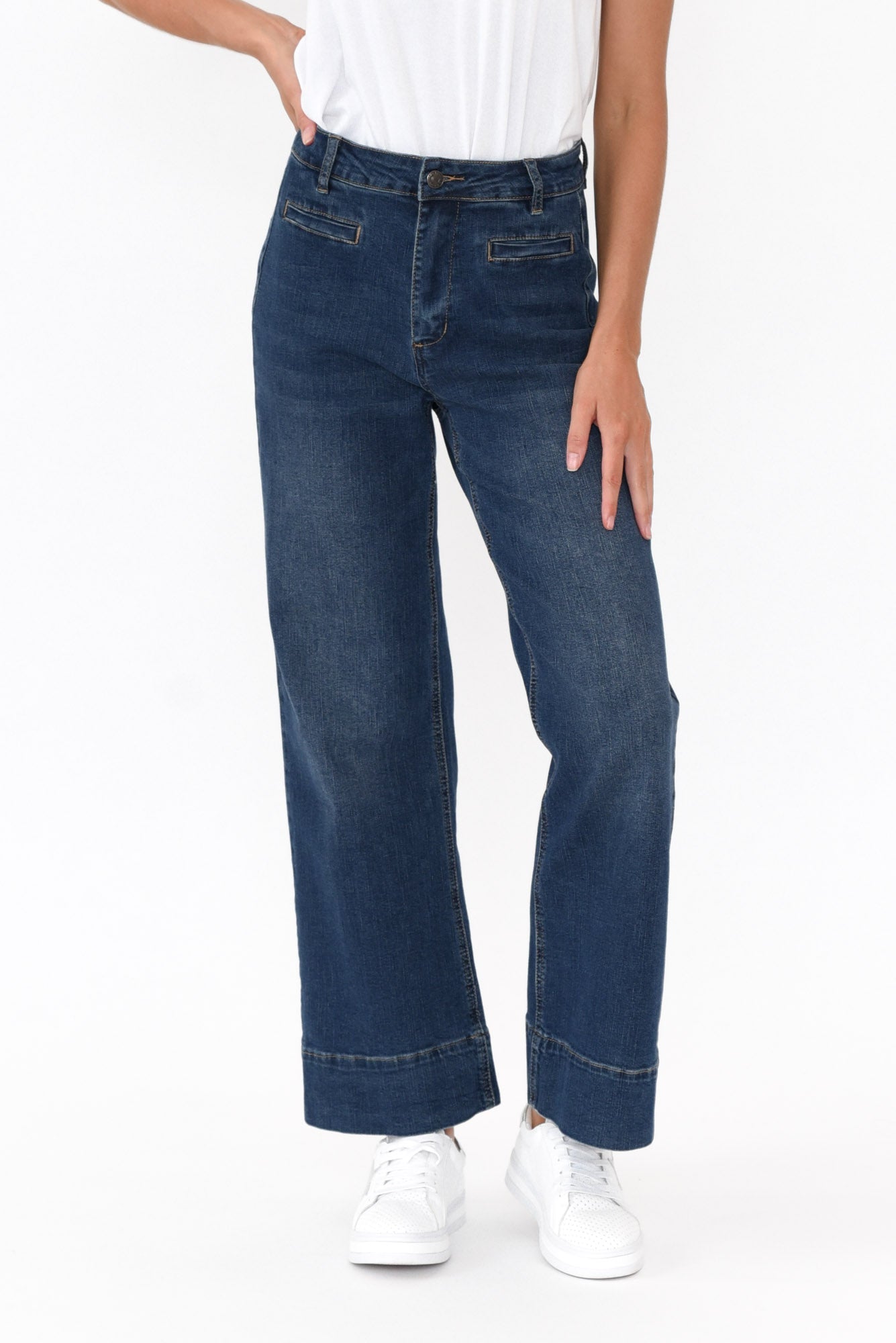 Georgia Blue Cotton Jean