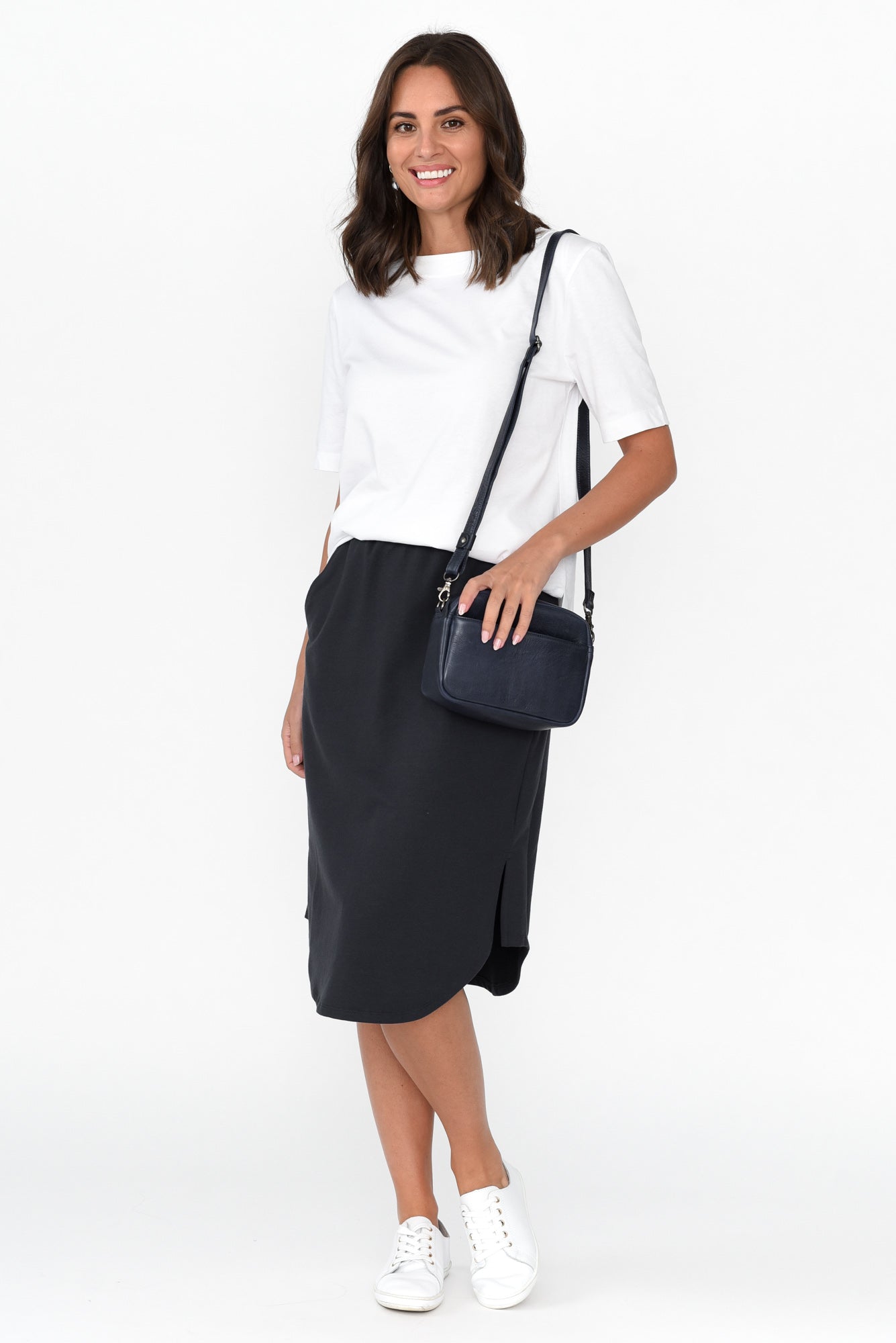 Rosalie White Cotton Tee
