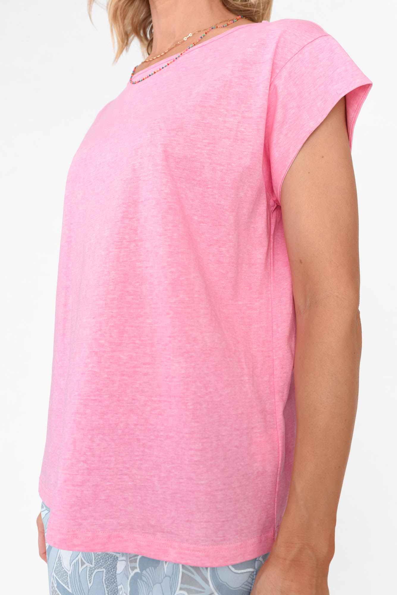 Marlin Pink Wash Cotton Tee