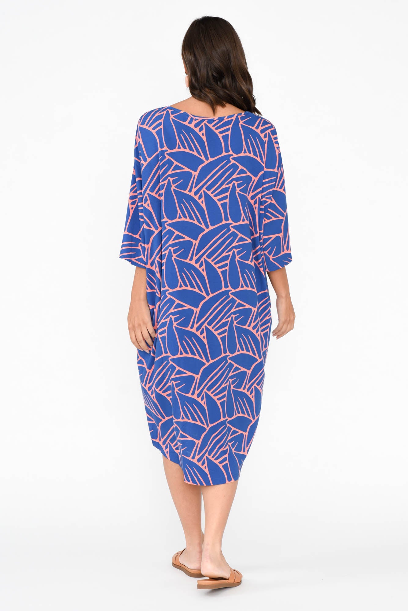 Brea Blue Leaf Bamboo Dress