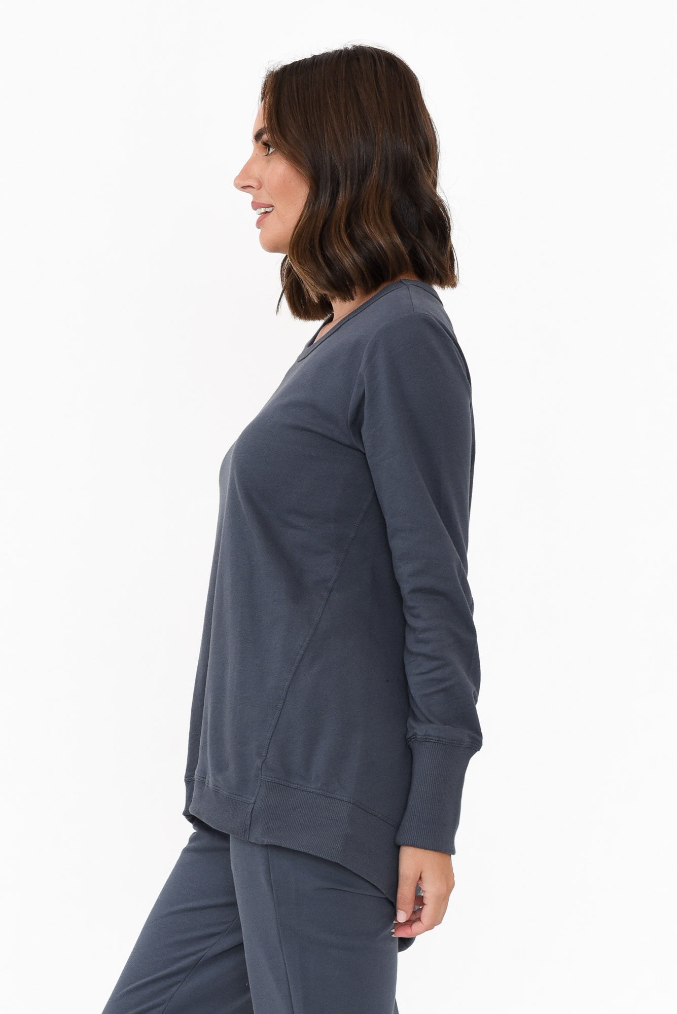 Dolly Blue Cotton Jumper