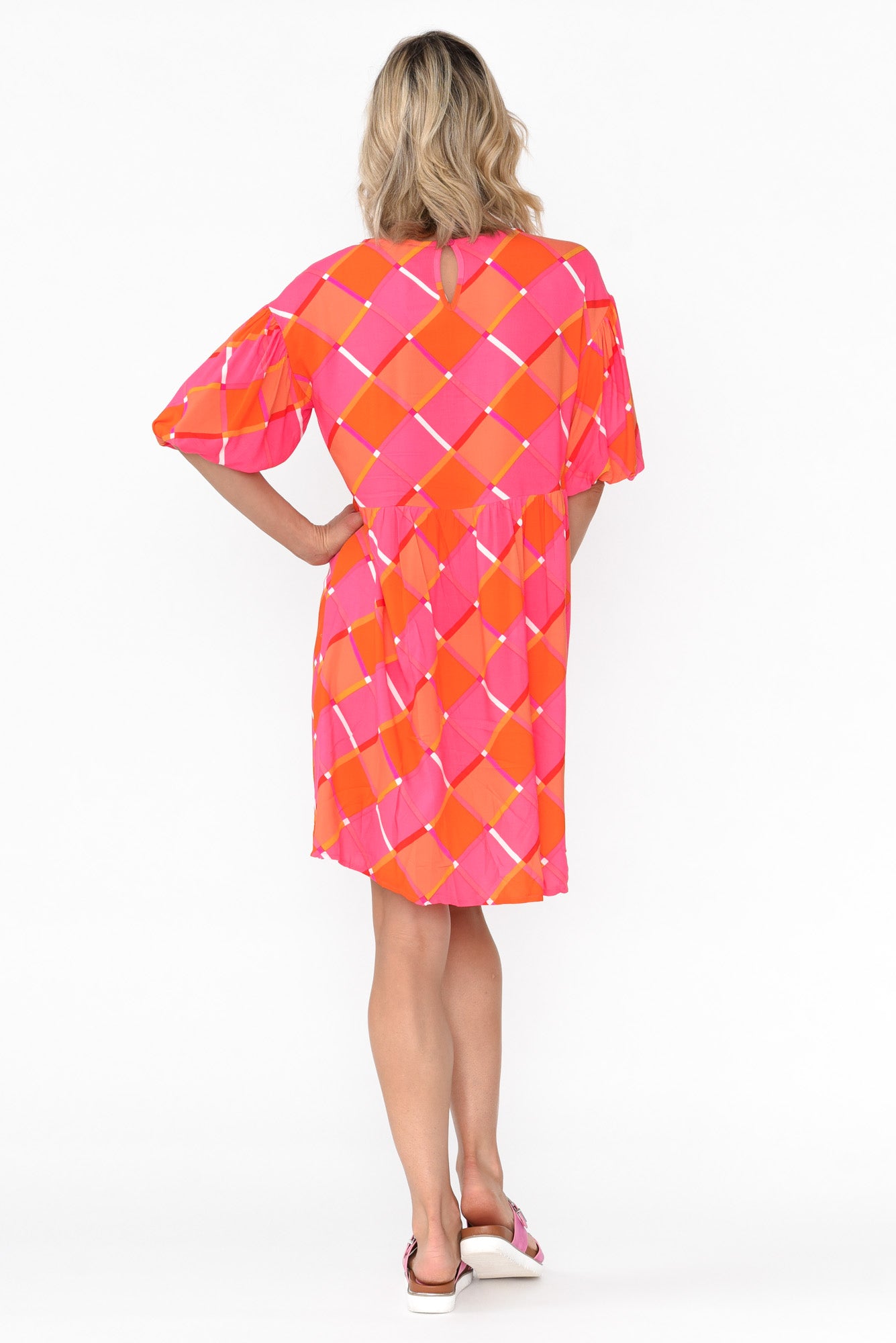 Kylo Pink Geometric Dress