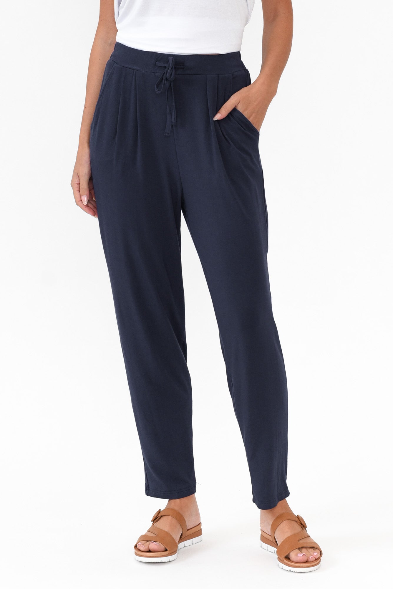Alabama Navy Modal Straight Leg Pant