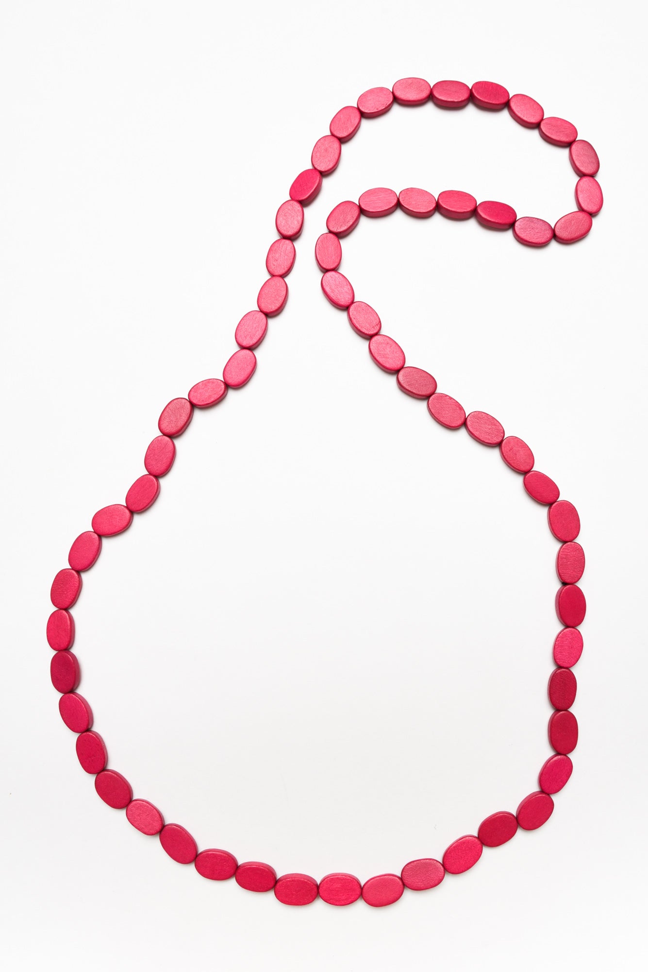 Ginevra Hot Pink Beaded Necklace