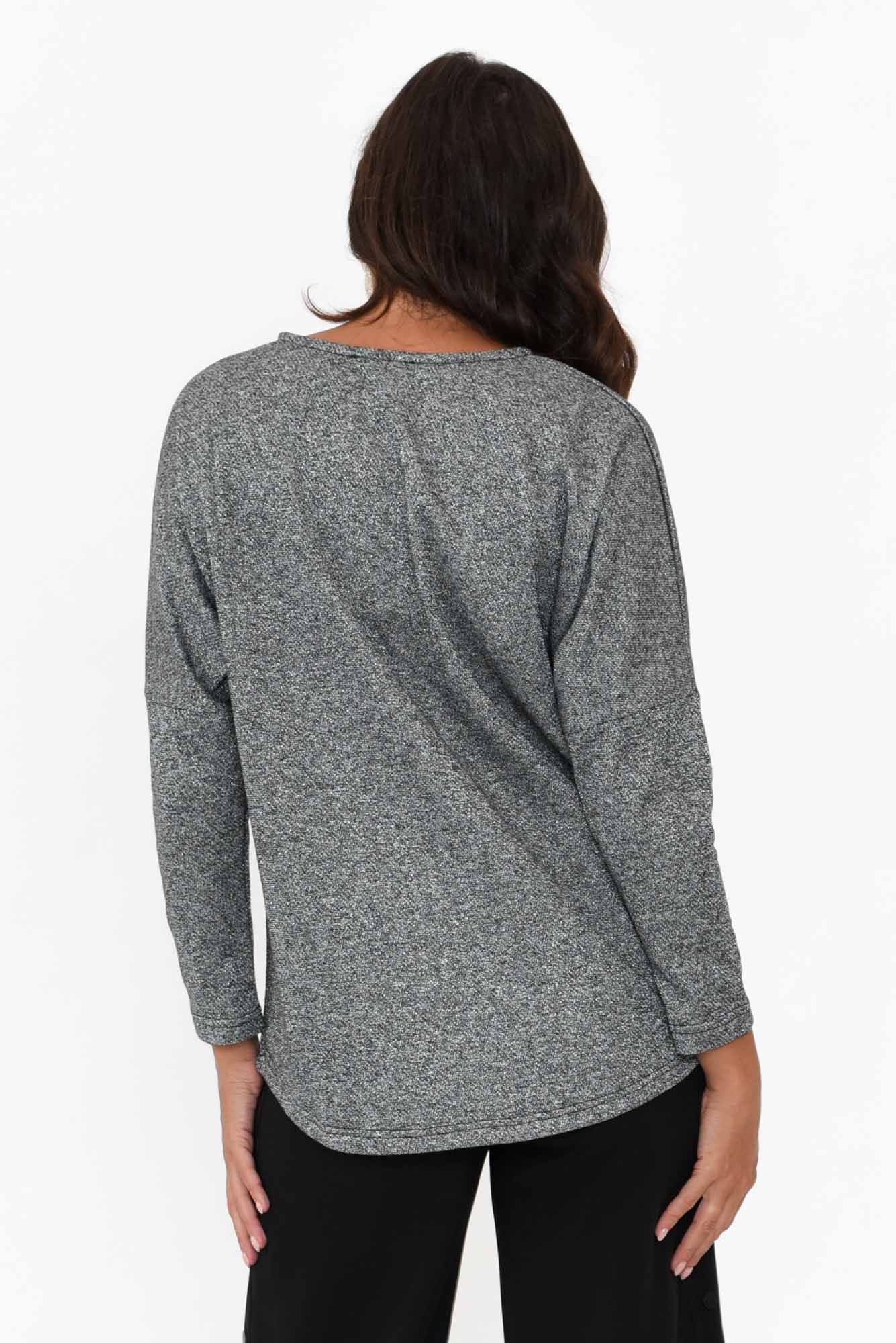 Bentley Grey Cotton Zip Top
