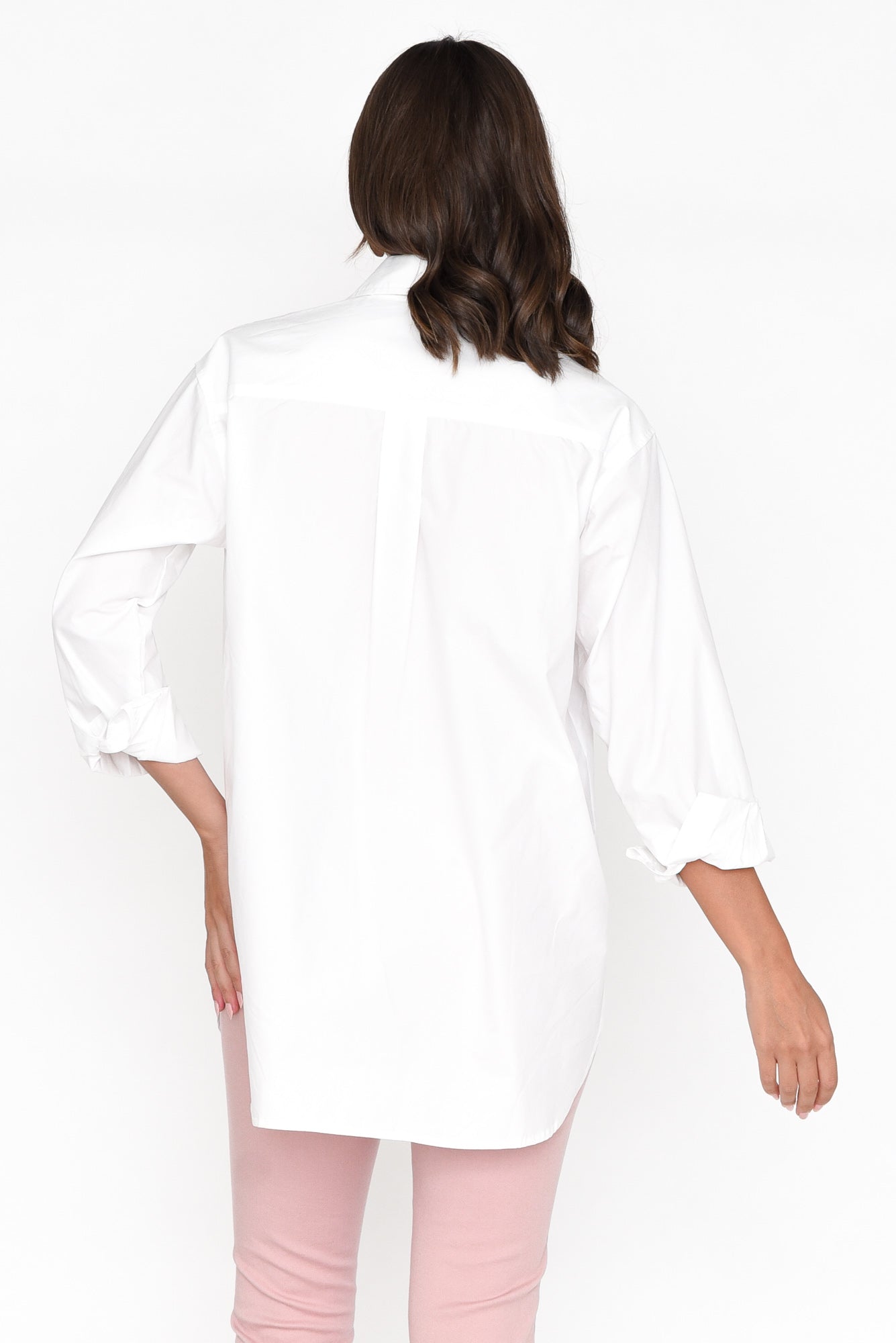 Verdel White Cotton Shirt