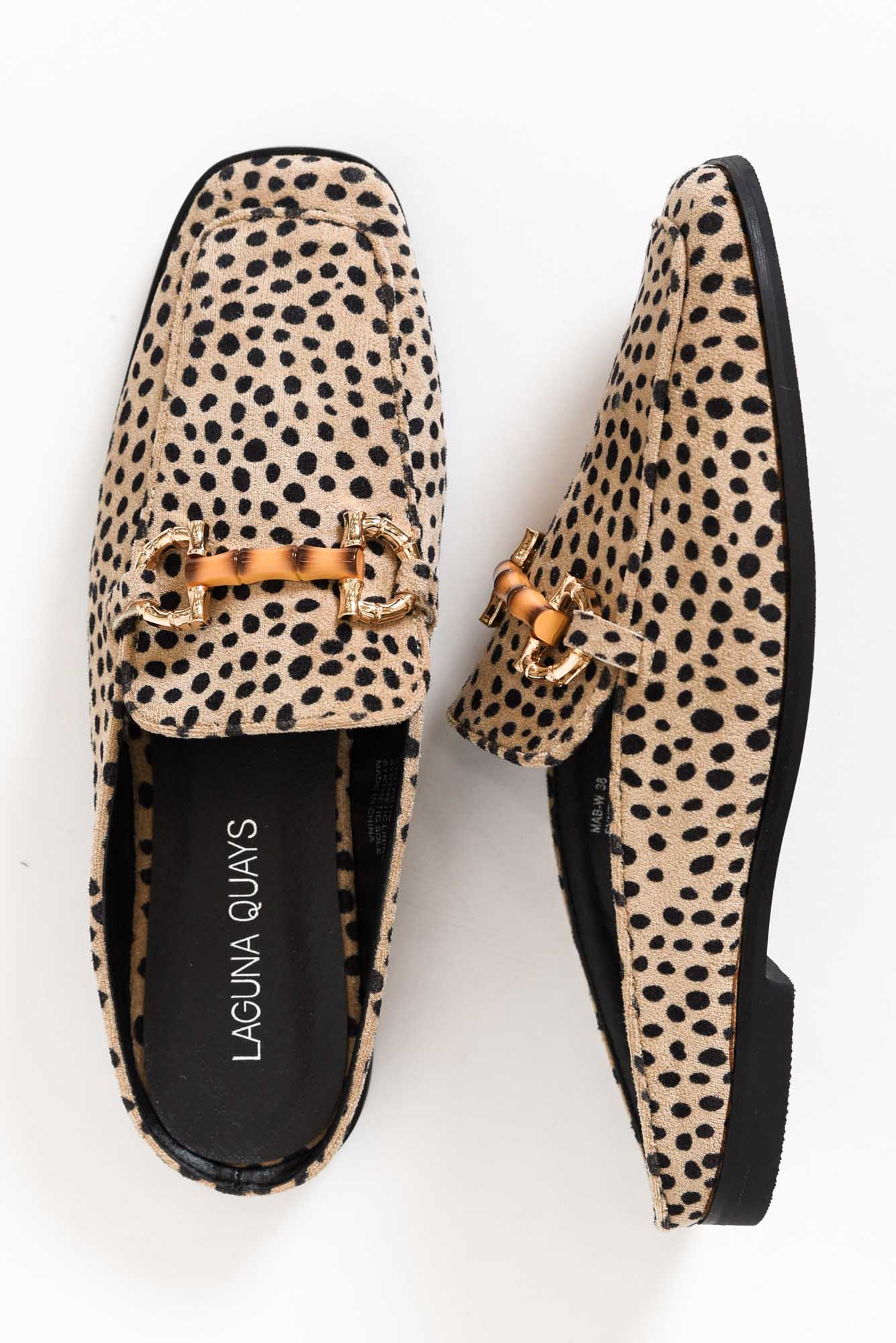 Mab Cheetah Buckle Mule