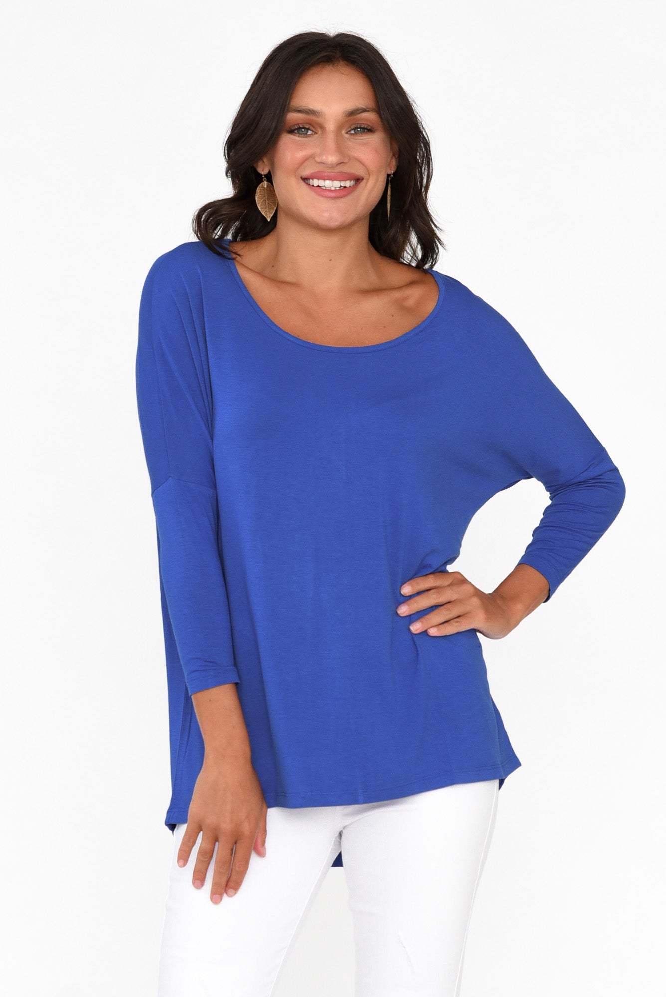 Cobalt Milan 3/4 Sleeve Top