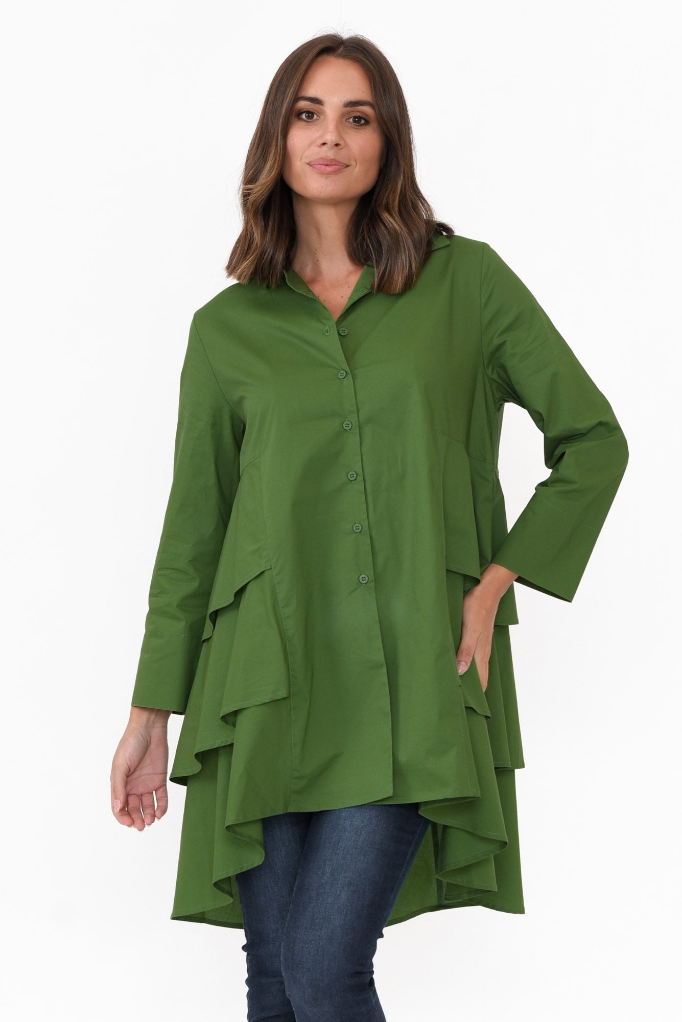 Jemma Jade Cotton Layer Tunic