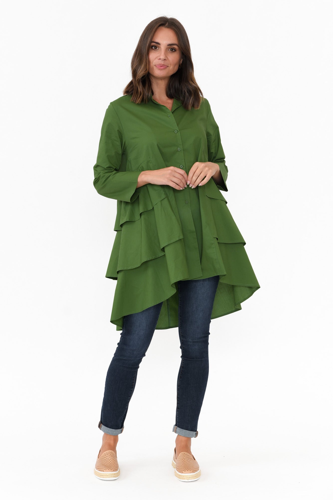 Jemma Jade Cotton Layer Tunic