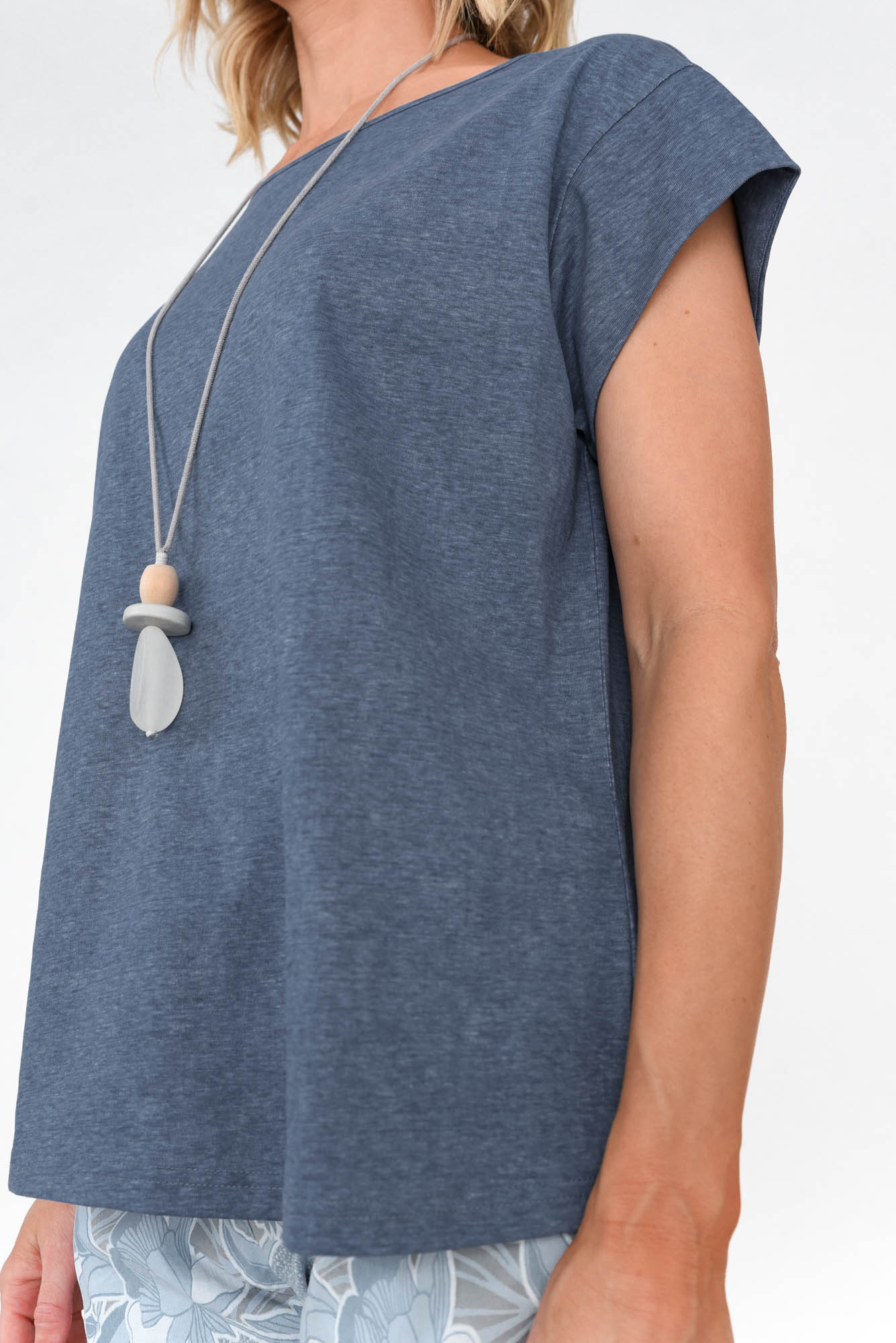 Marlin Blue Wash Cotton Tee