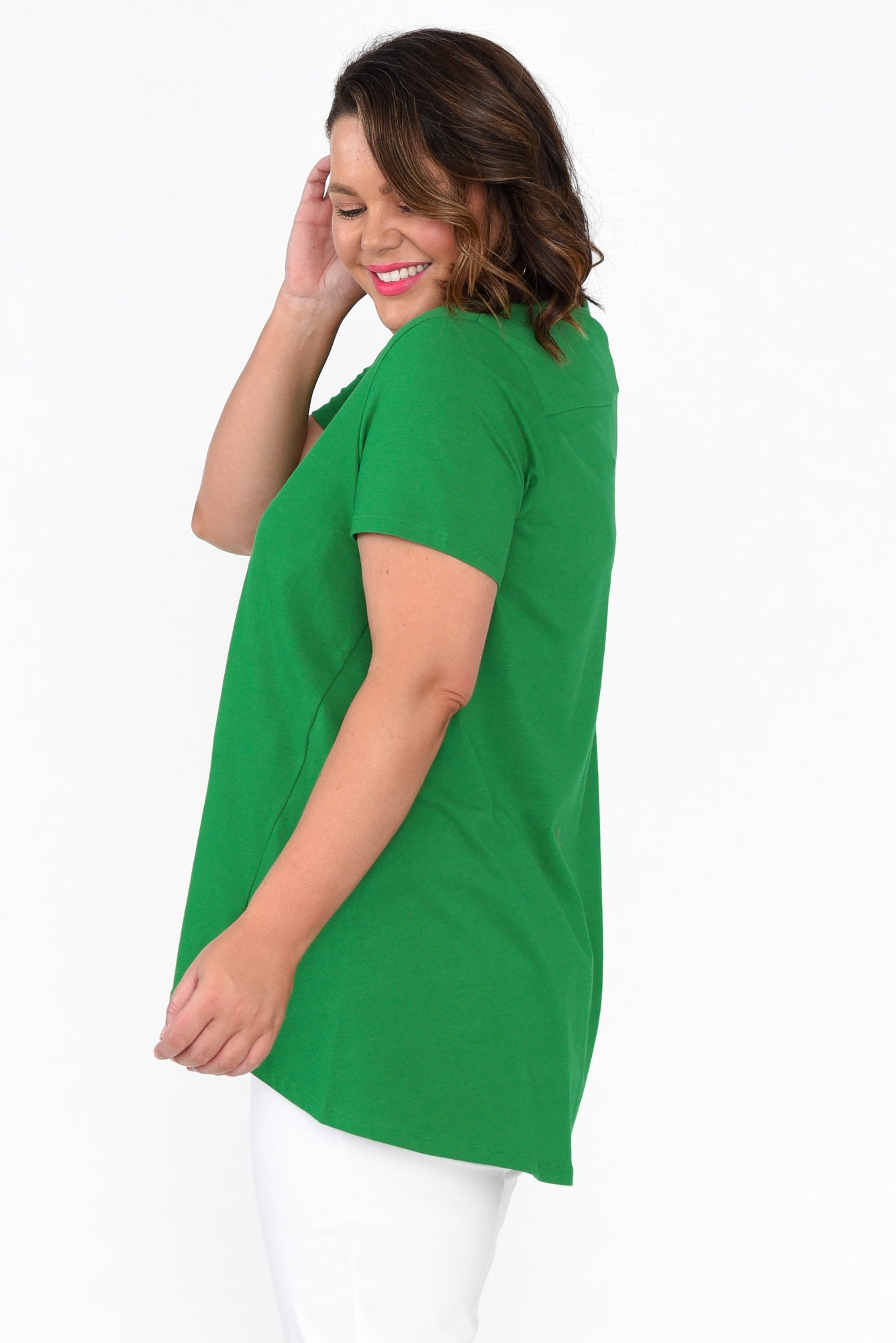 Montreal Green Cotton Tee