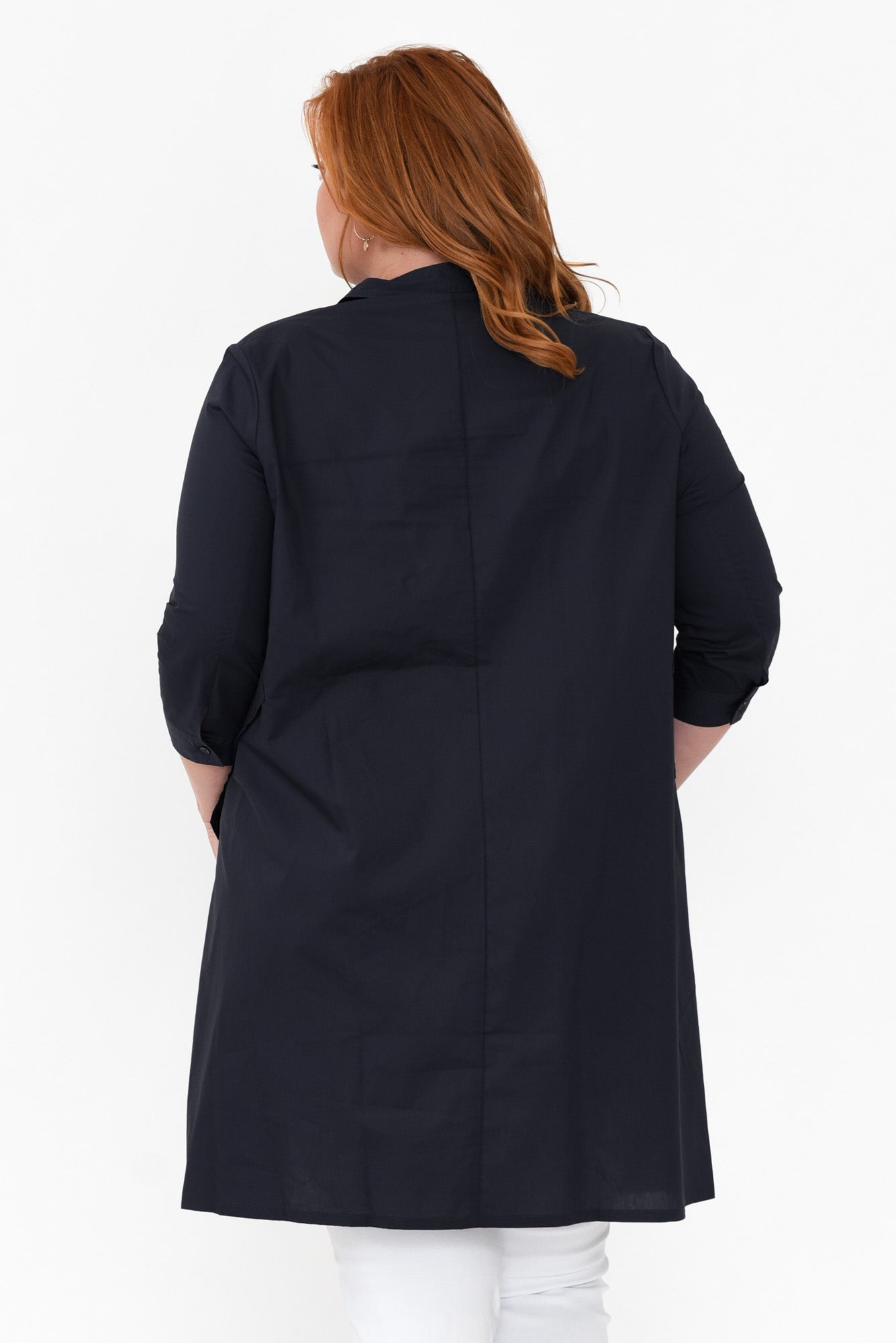 Colson Navy Cotton Tunic