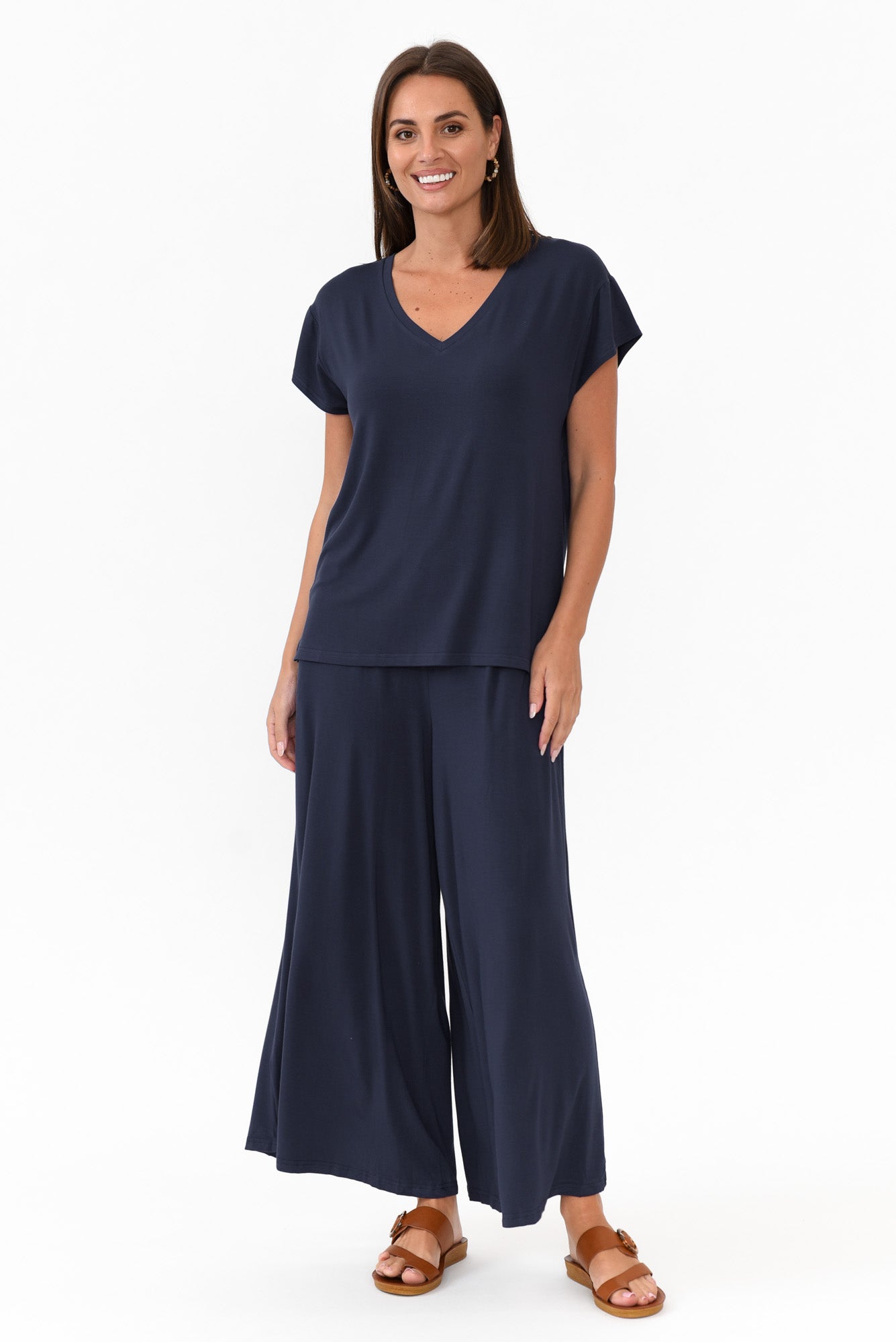 Jenkins Navy Modal Tee