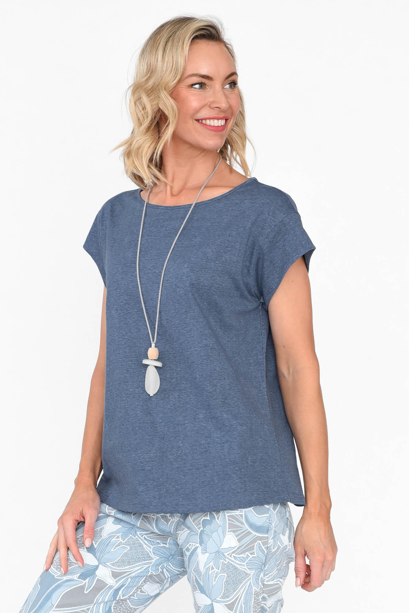 Marlin Blue Wash Cotton Tee
