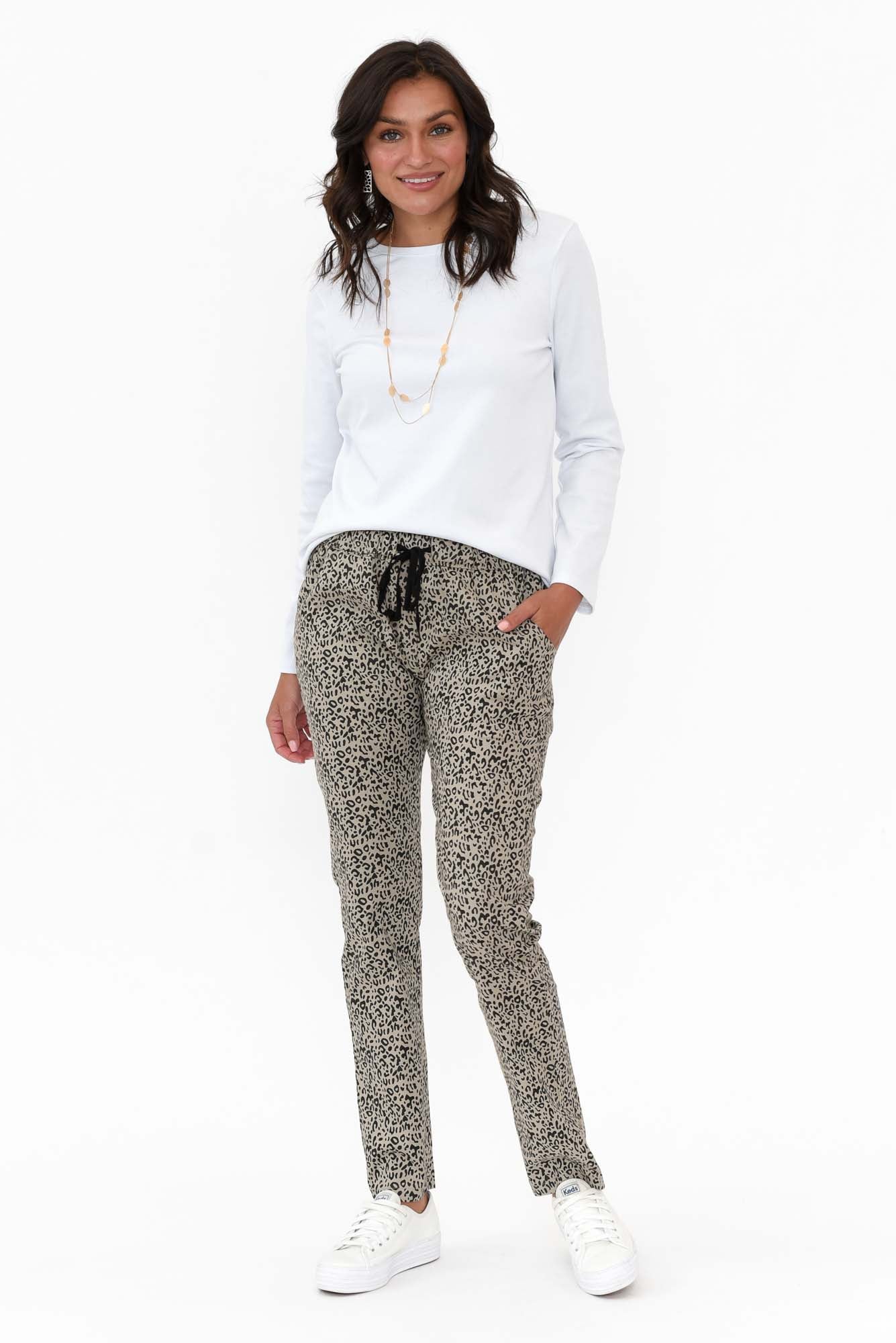 Porter White Cotton Long Sleeve Top