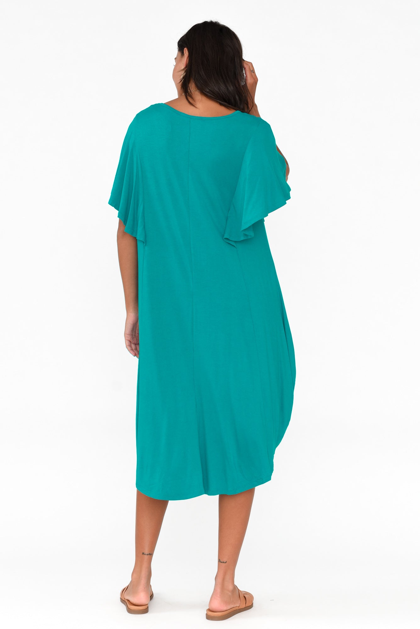 Tahiti Blue Lagoon Frill Dress