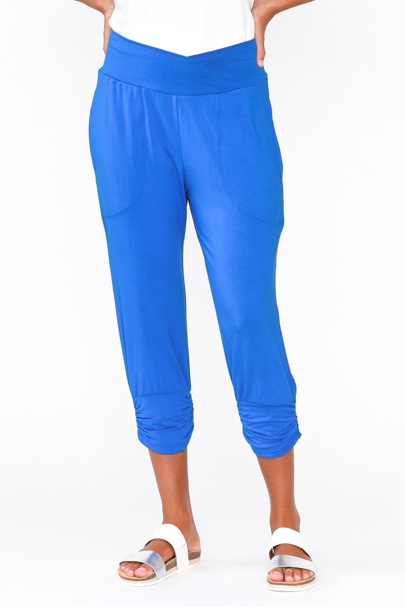 Perry Cobalt Bamboo Crop Pant
