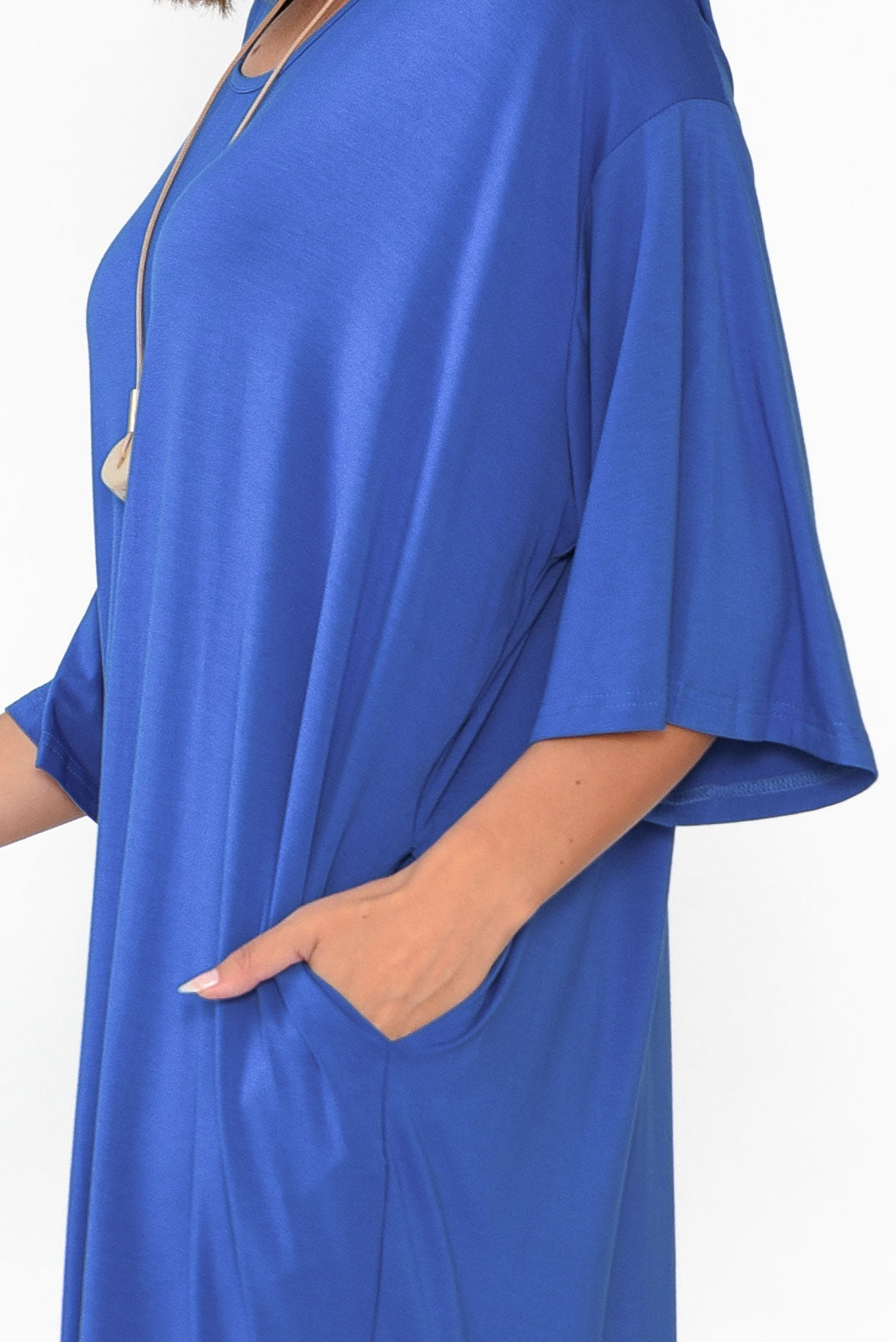 Brea Cobalt Bamboo Dress
