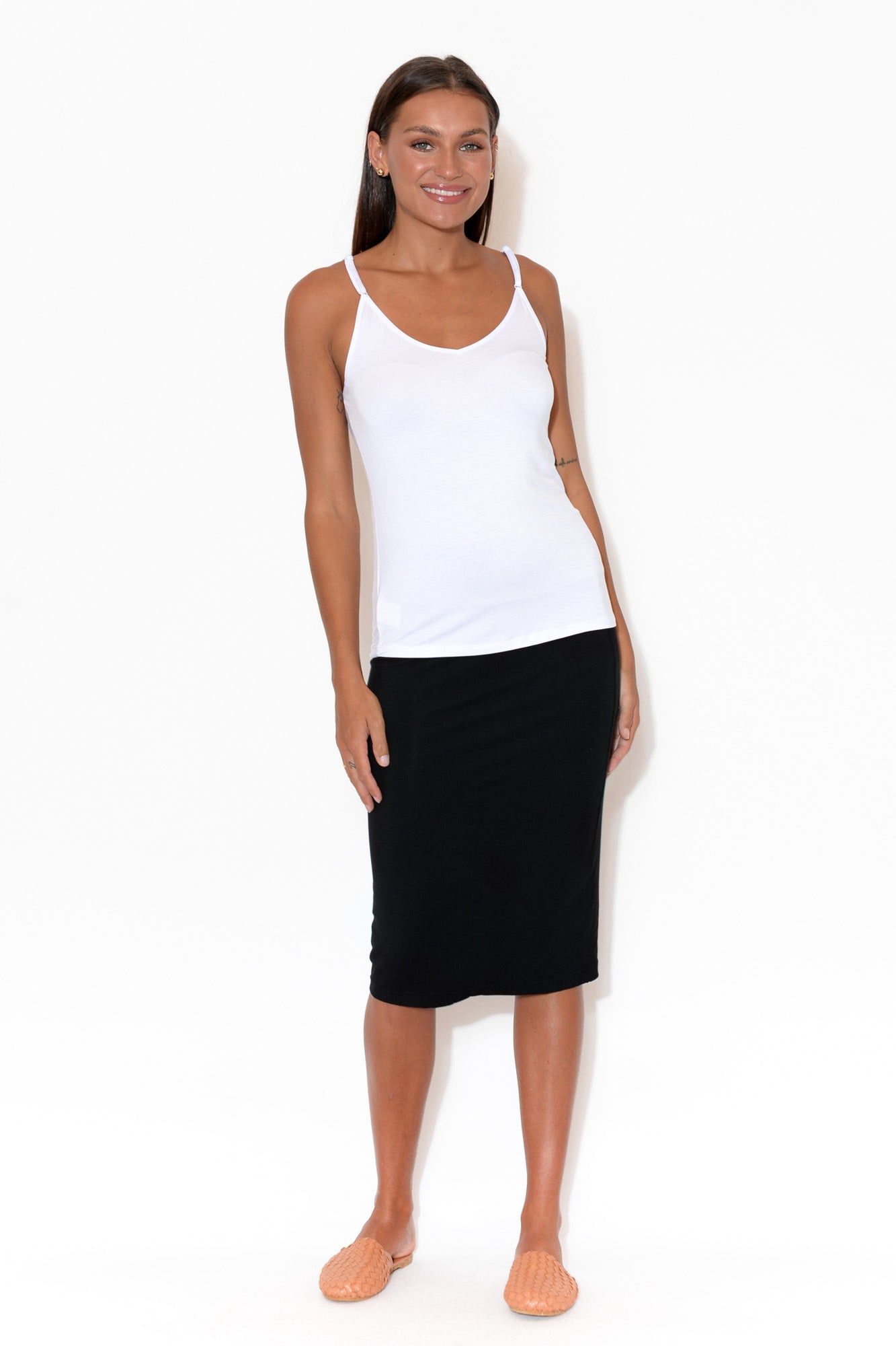 Veronica White Reversible Cami