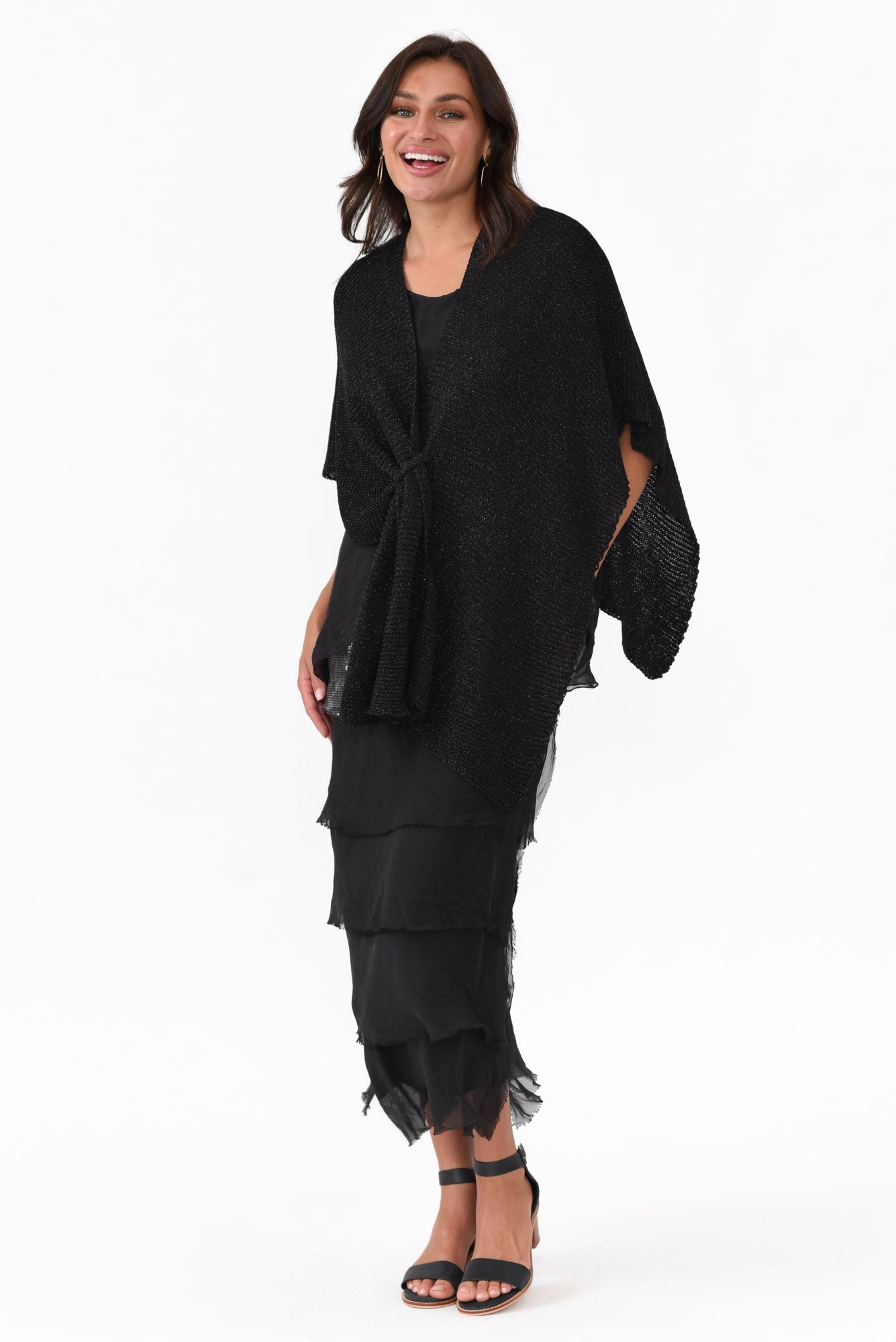 Dublin Black Metallic Wrap