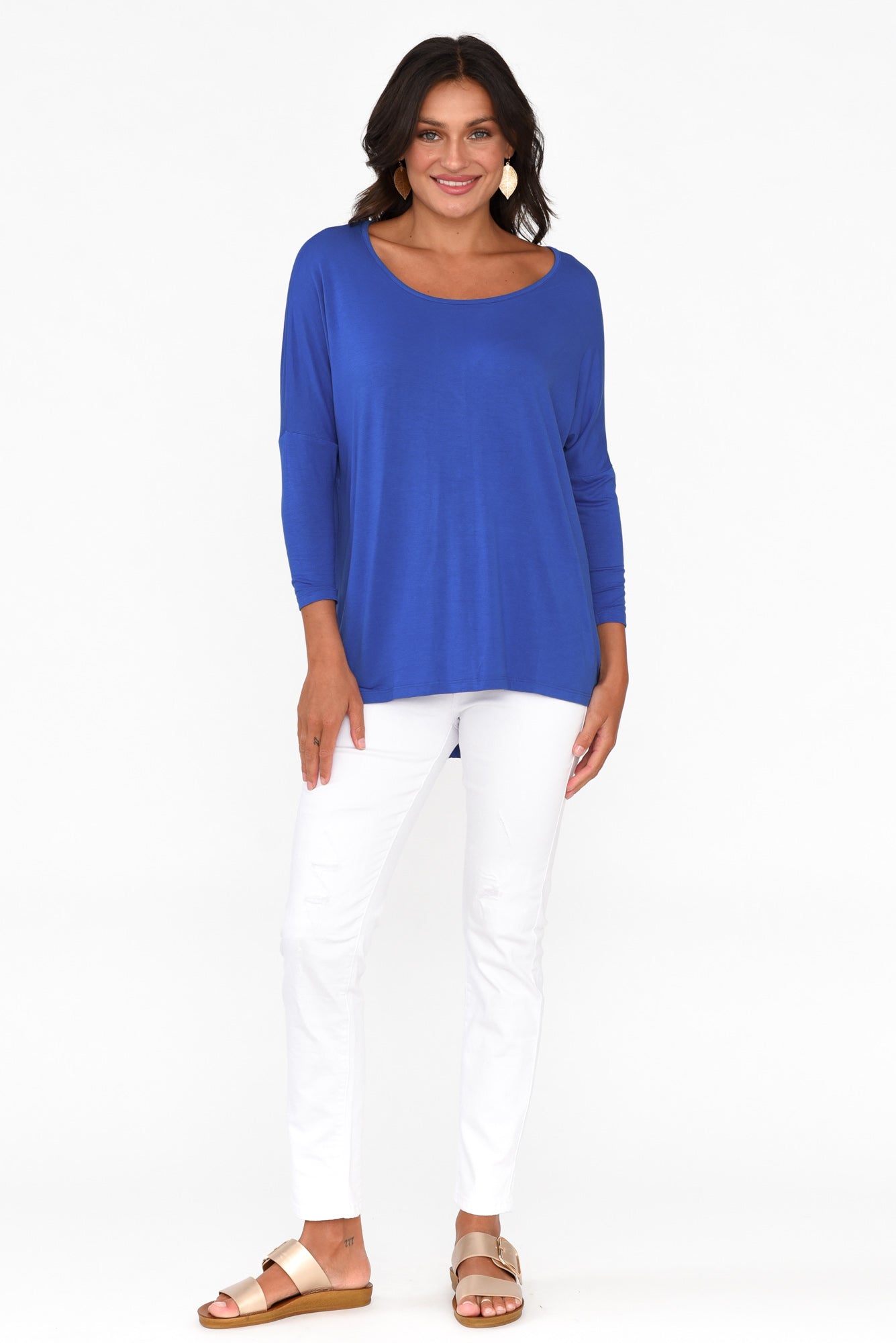 Cobalt Milan 3/4 Sleeve Top