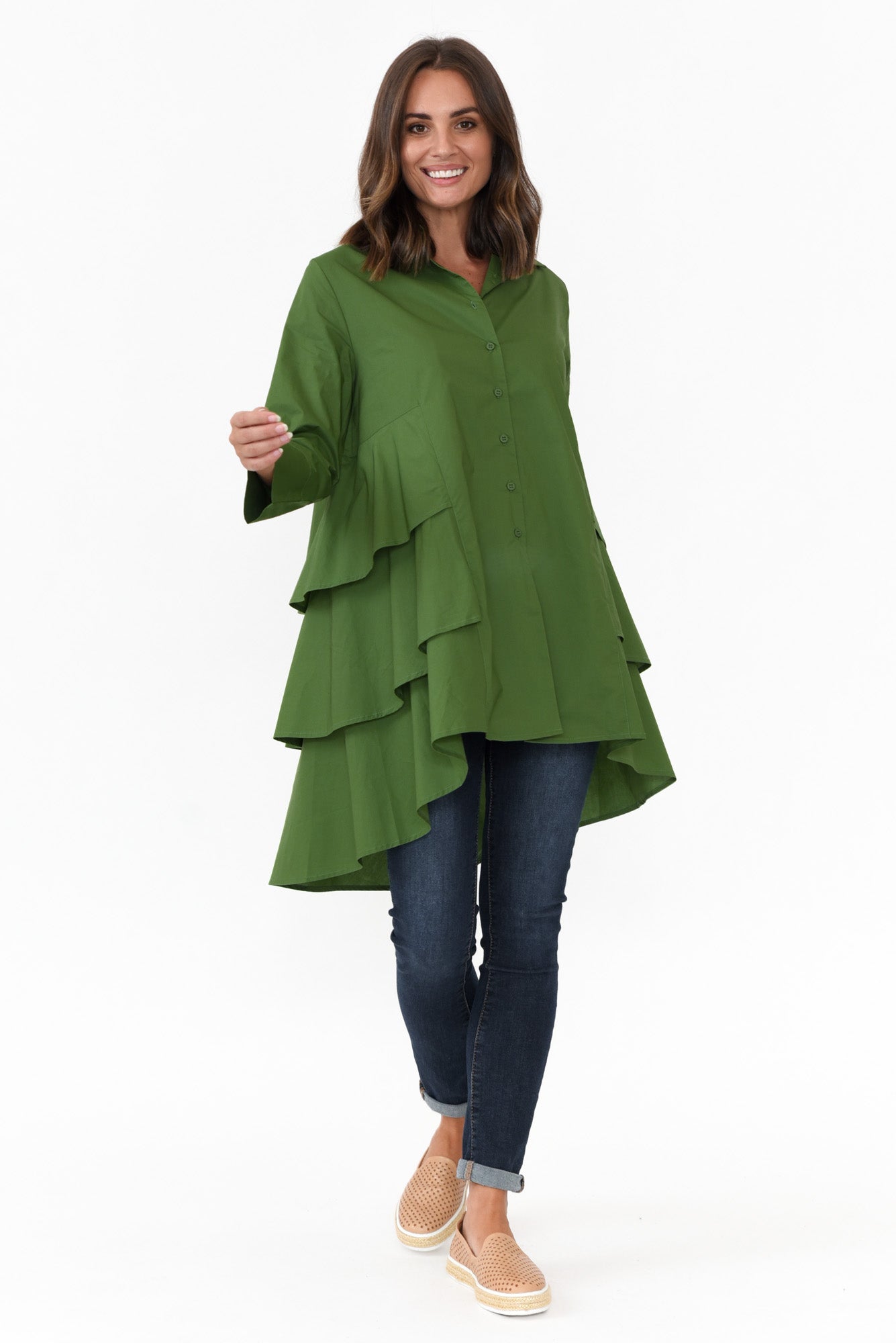 Jemma Jade Cotton Layer Tunic