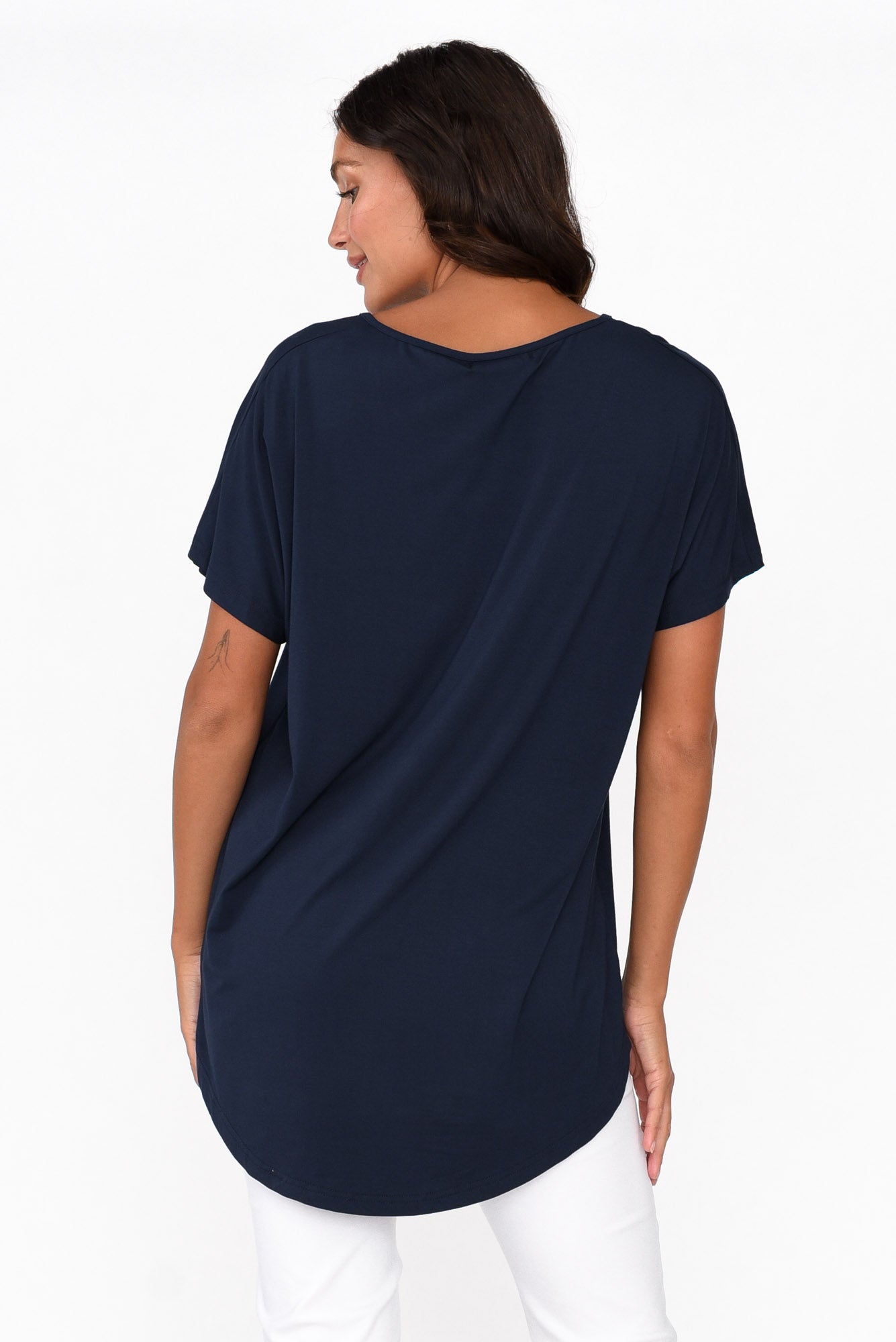 Danya Navy Bamboo Top