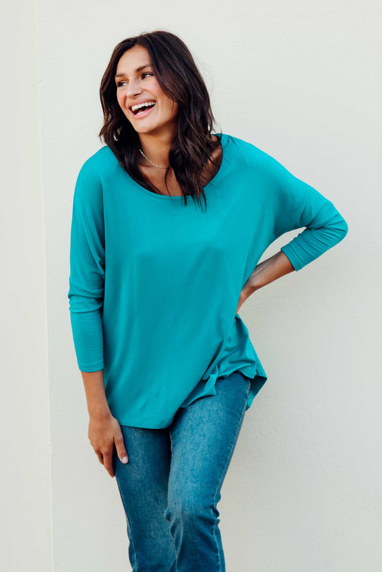 Blue Lagoon Milan 3/4 Sleeve Top